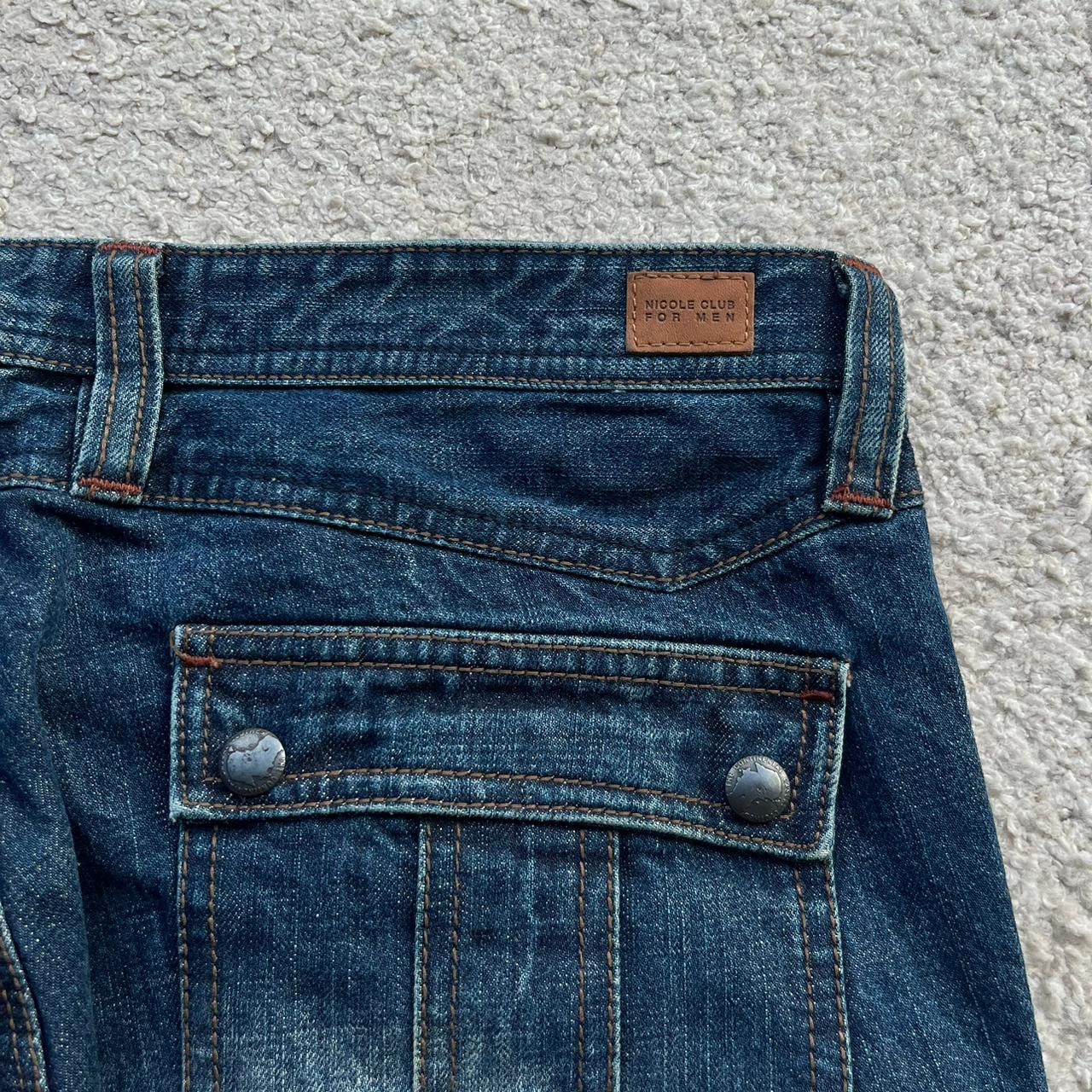 Nicole Club Japanese Brand Nicole Club For Men Multi Pocket Cargo Denim Size US 32 / EU 48 - 10 Thumbnail