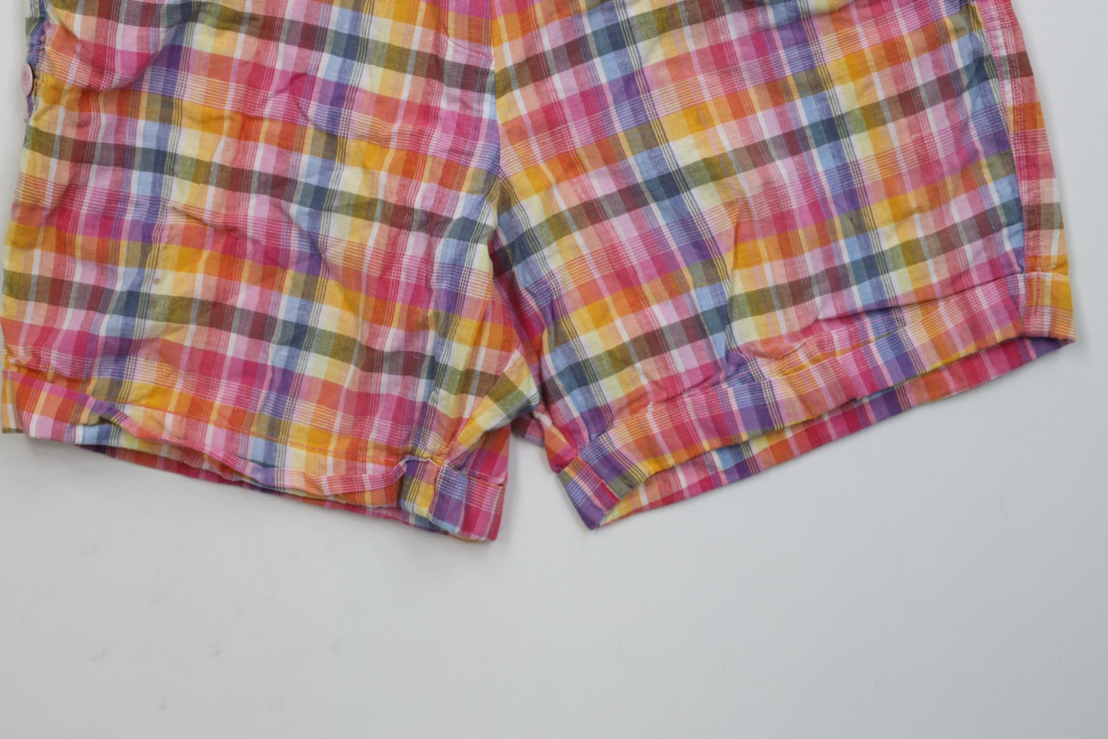 Vintage Vintage 90s Streetwear Madras Gurkha Safari Shorts Cotton Size 26" / US 2 / IT 38 - 4 Thumbnail