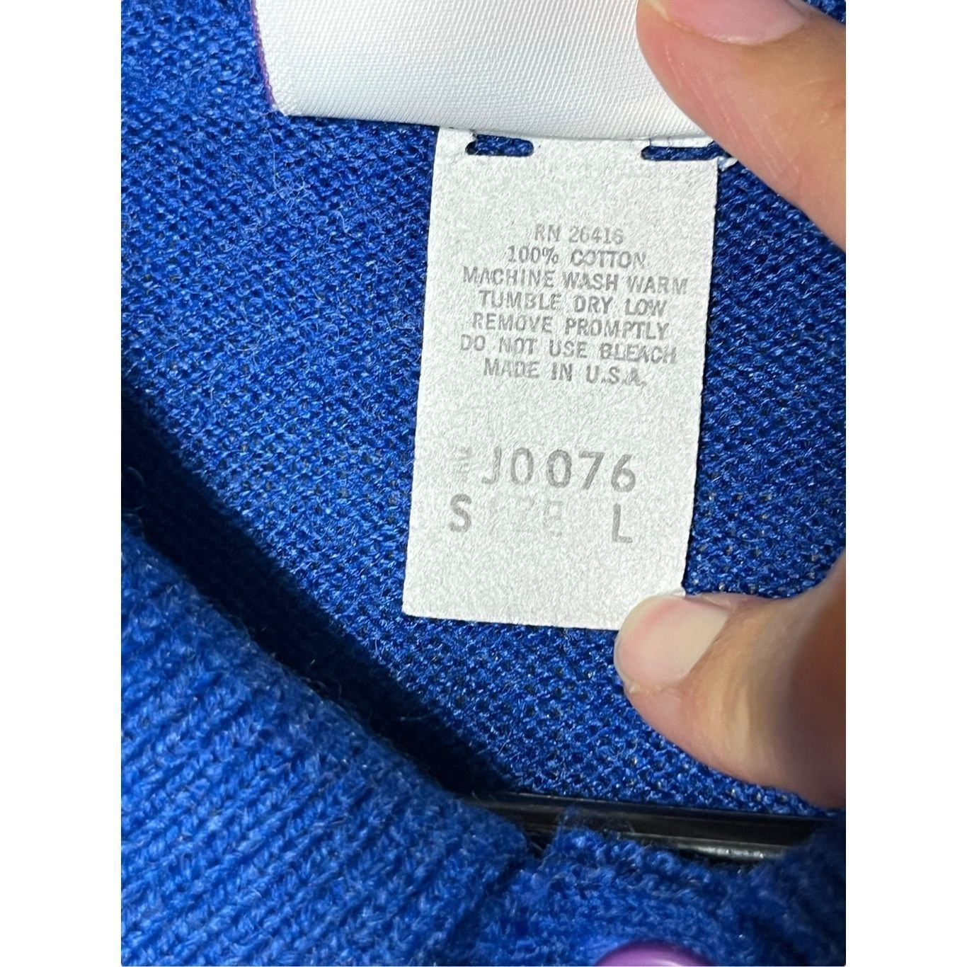 Other Vintage Avon Fashions Blue Long Sleeve Midi Sweater Dress L Size L / US 10 / IT 46 - 7 Thumbnail