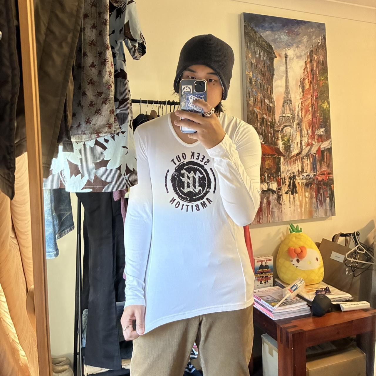 Japanese Brand × Nicole Club Nicole Club For Men seek ambition long sleeve t-shirt Size US M / EU 48-50 / 2 - 7 Thumbnail