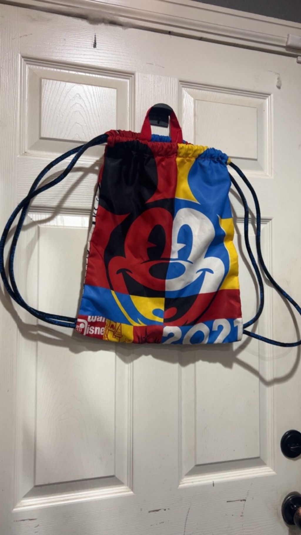 Disney Boys Disney Mickey Mouse Drawstring Bag One Size Red Blue Size ONE SIZE - 1 Thumbnail