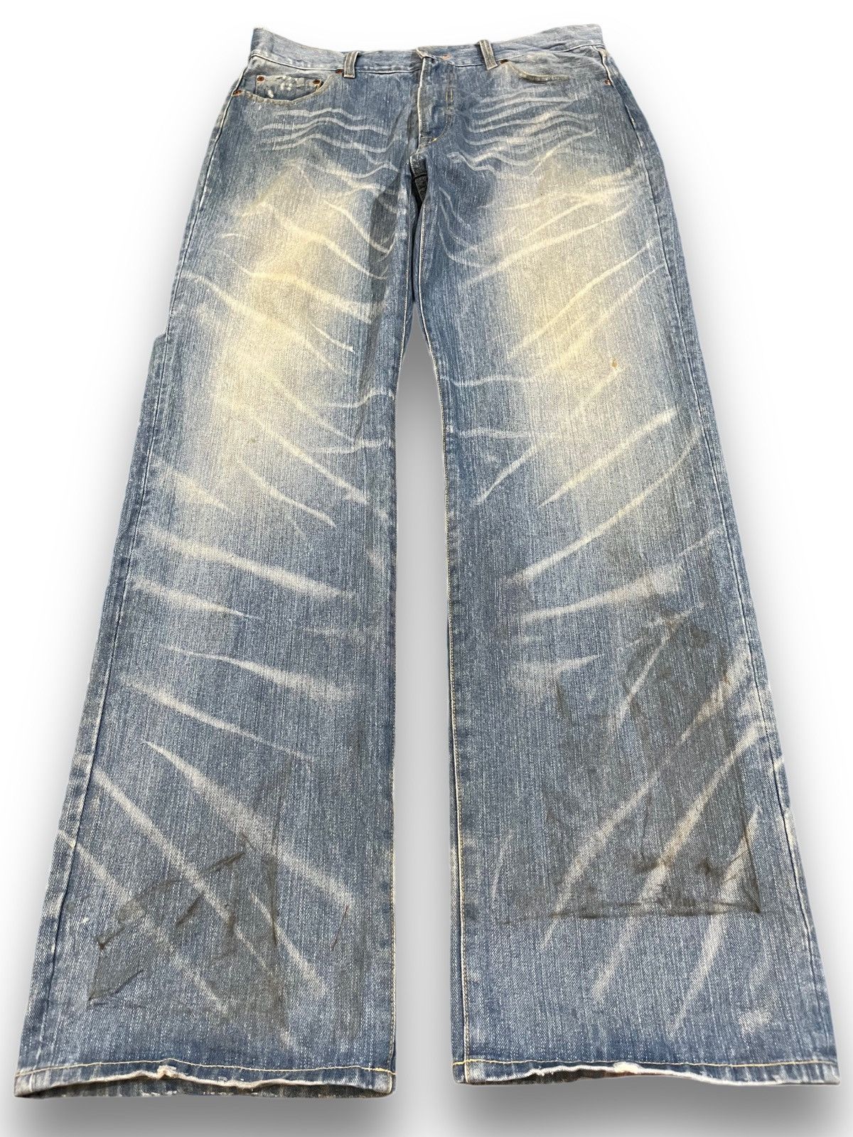 Body Glove Vintage Body Glove Clawmark Ripped Baggy Denim Size US 36 / EU 52 - 1 Thumbnail