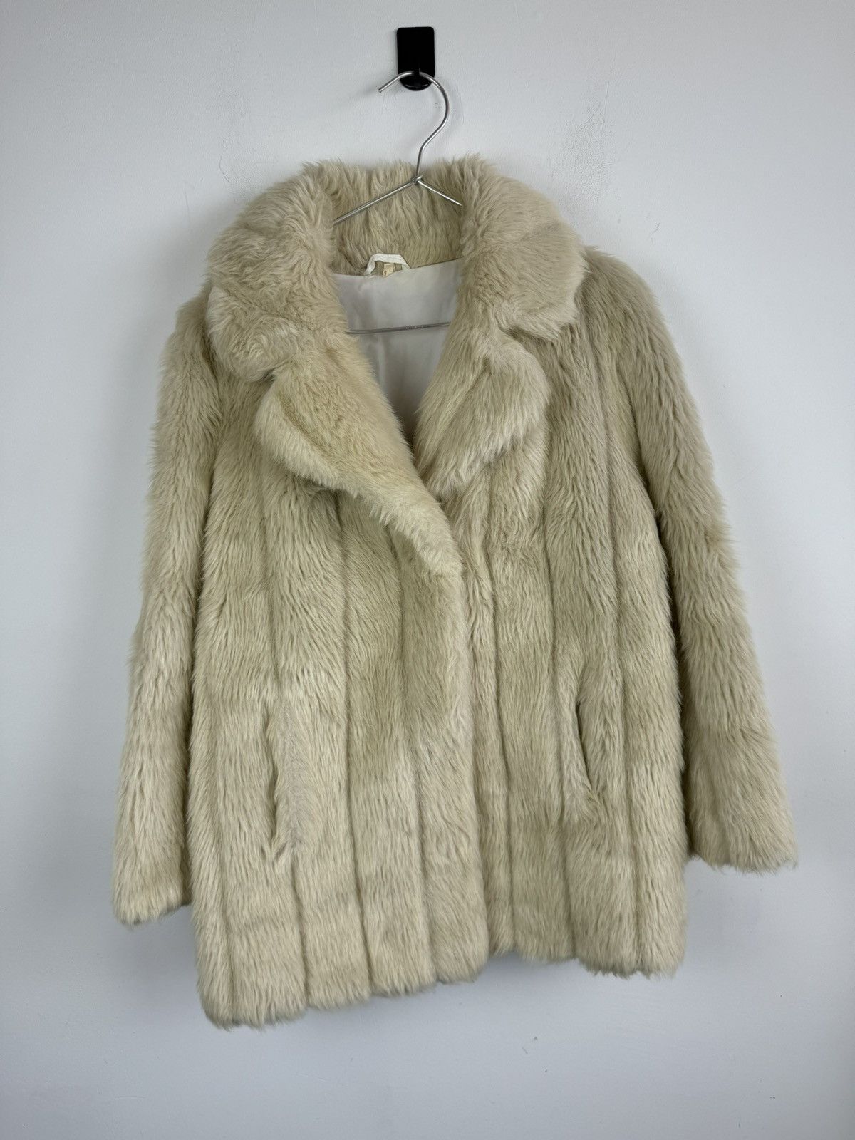 If Six Was Nine Vintage Rare Faux Fur y2K Style Coat Luxurious Simulated Fur Size M / US 6-8 / IT 42-44 - 1 Thumbnail