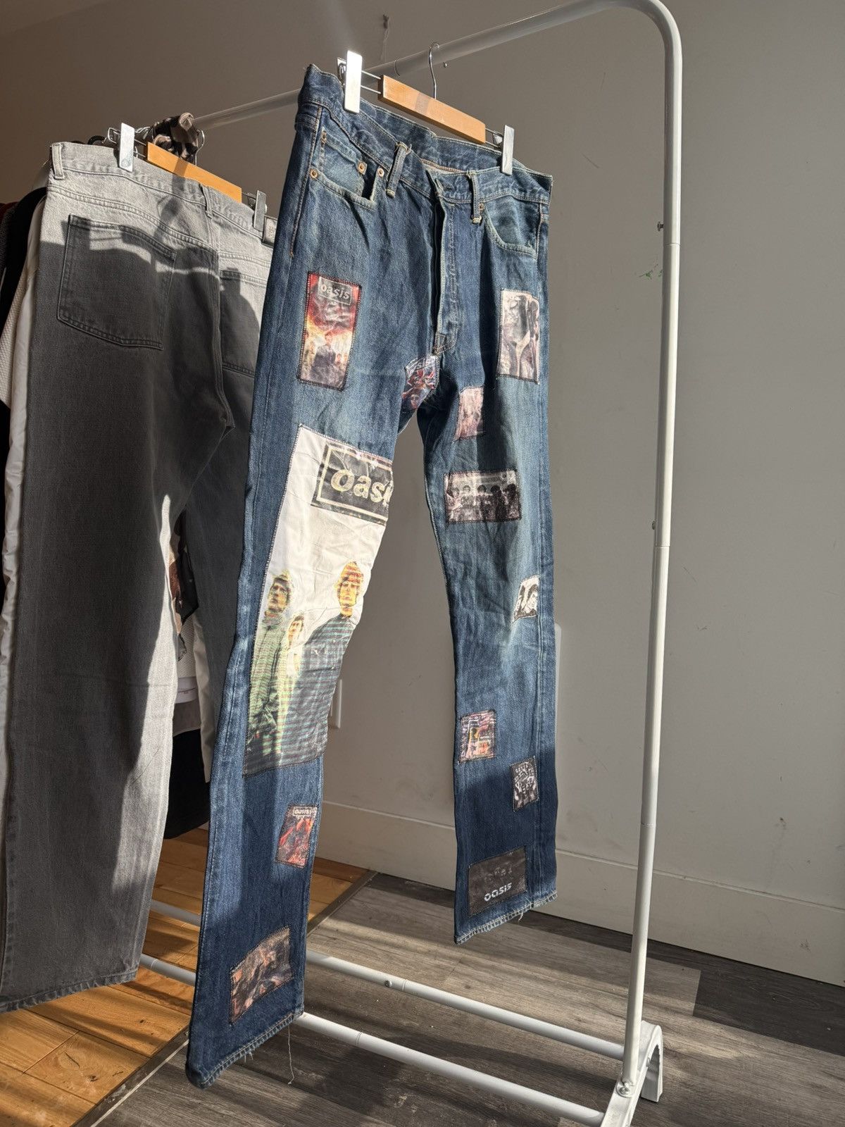 Levi's 1-of-1 Custom Levi's 501 "Oasis" Patchwork Jeans Size US 34 / EU 50 - 6 Thumbnail