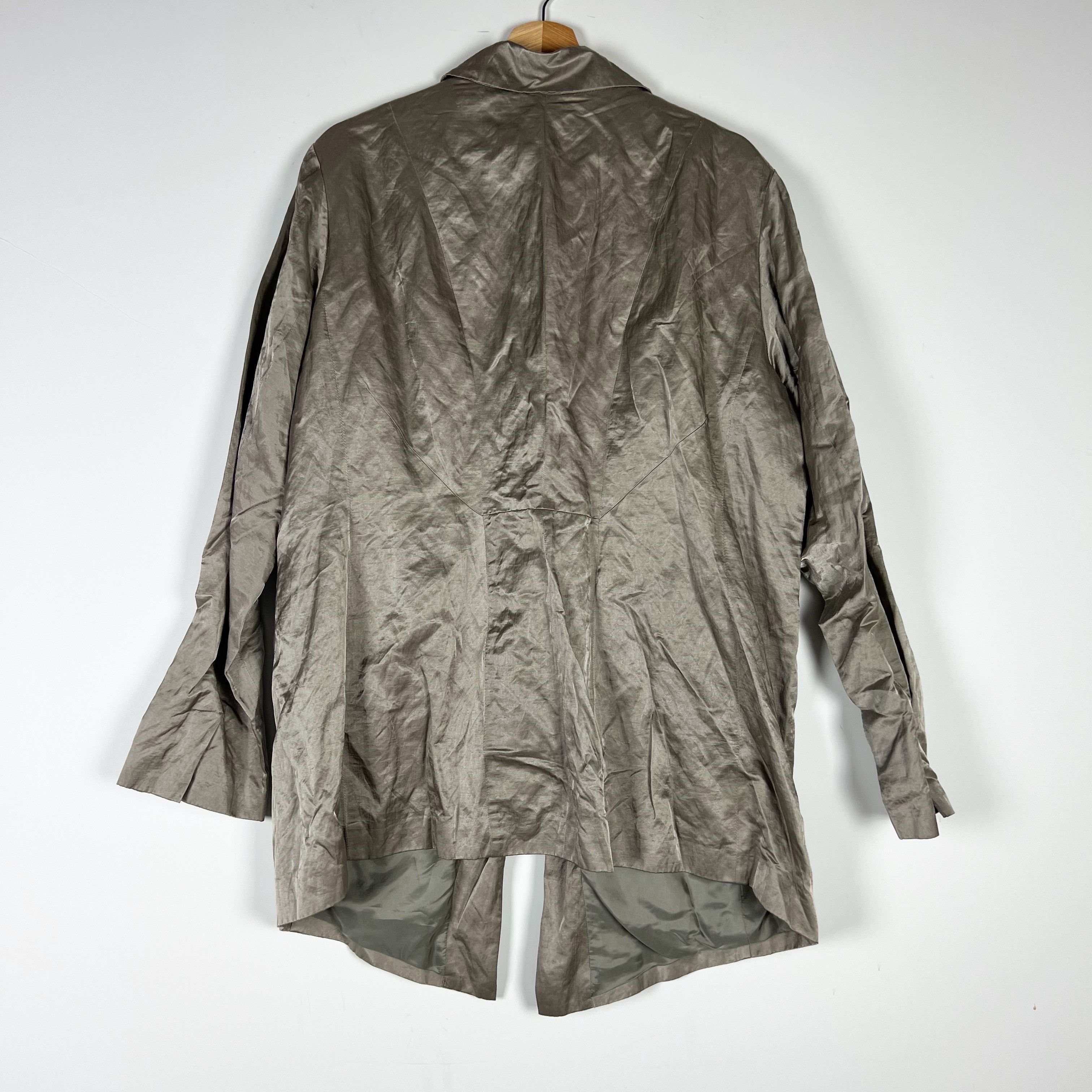 Eileen Fisher Eileen Fisher Woman Cotton Satin Metallic Size 4XL / US 24-26 - 4 Thumbnail