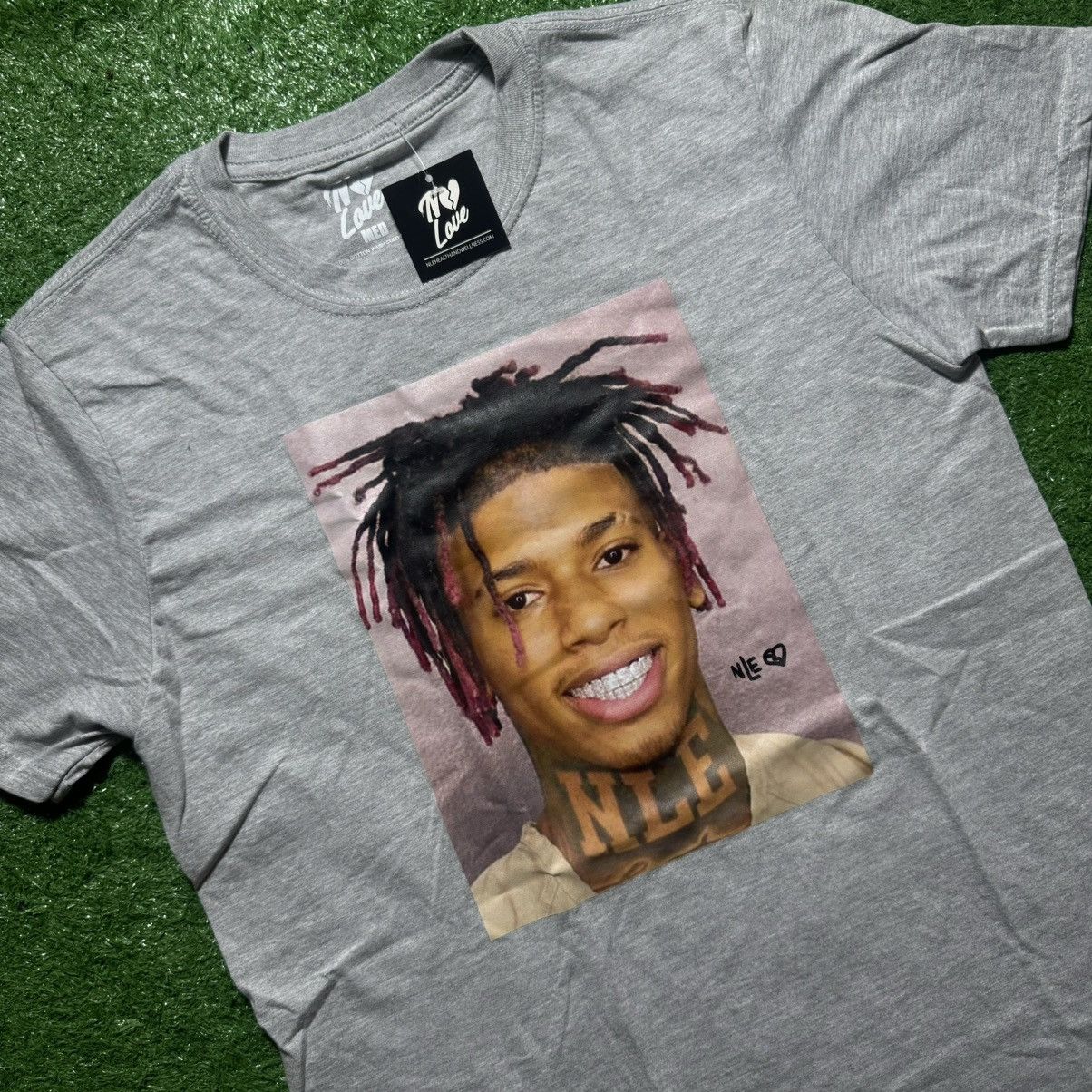Rap Tees NLE CHOPPA “ MUGSHOT “ SIGNED BY NLE OFFICIAL MERCH 2021 Size US M / EU 48-50 / 2 - 2 Thumbnail