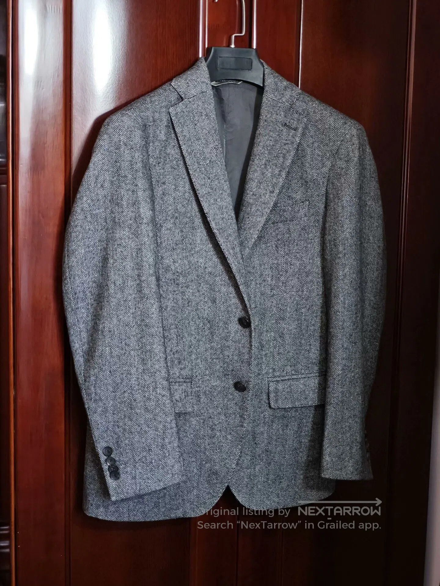 Orazio Luciano Italian Wool Blazer with Houndstooth Pattern. Size US S / EU 44-46 / 1 - 1 Thumbnail