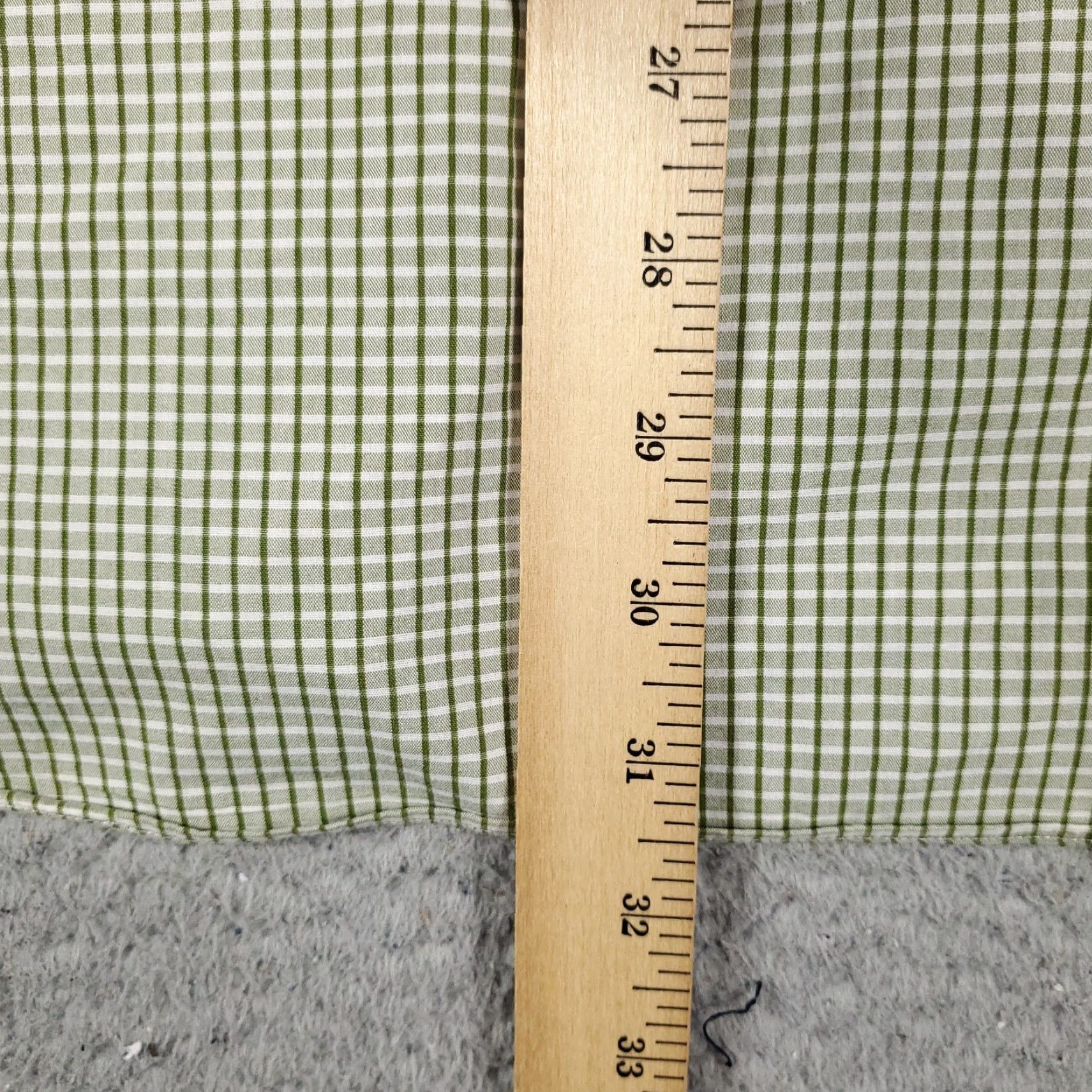 Tommy Hilfiger Tommy Hilfiger Shirt Mens 16 Green Check Dress Button Up Long Sleeve Shirt Mens 16 Green Check Dress Button Up Long Sleeve Size 42R - 5 Thumbnail
