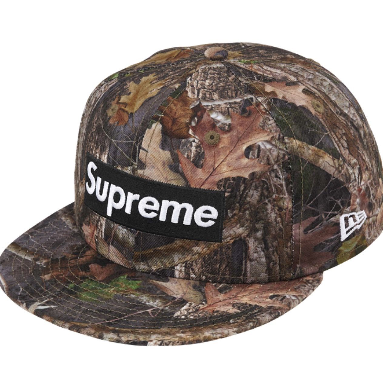 New Era × Supreme Supreme Championship Box Logo Fitted Hat Kanati Camo DS Size ONE SIZE - 2 Thumbnail