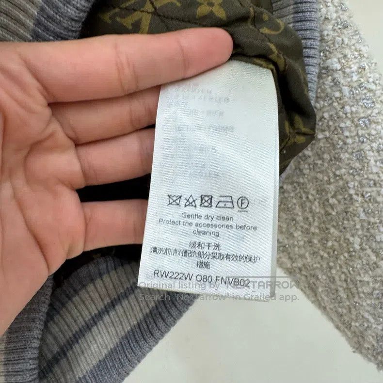 Louis Vuitton Louis Vuitton Grey and blue tweed jacket Size XXS / US 00 / IT 34 - 4 Thumbnail