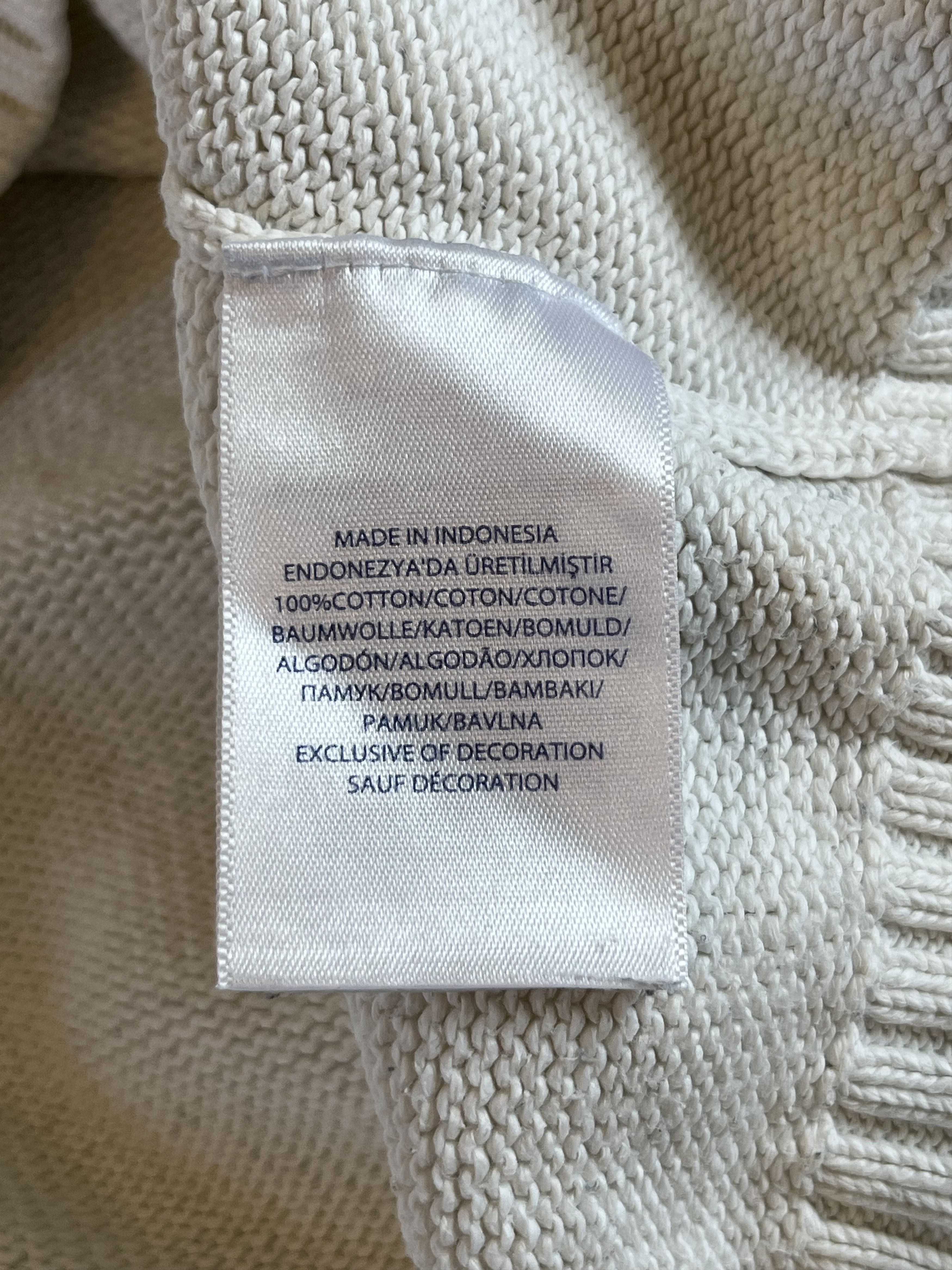 Polo Ralph Lauren Polo Ralph Lauren White Cotton Knitwear Old Money Size US S / EU 44-46 / 1 - 7 Thumbnail