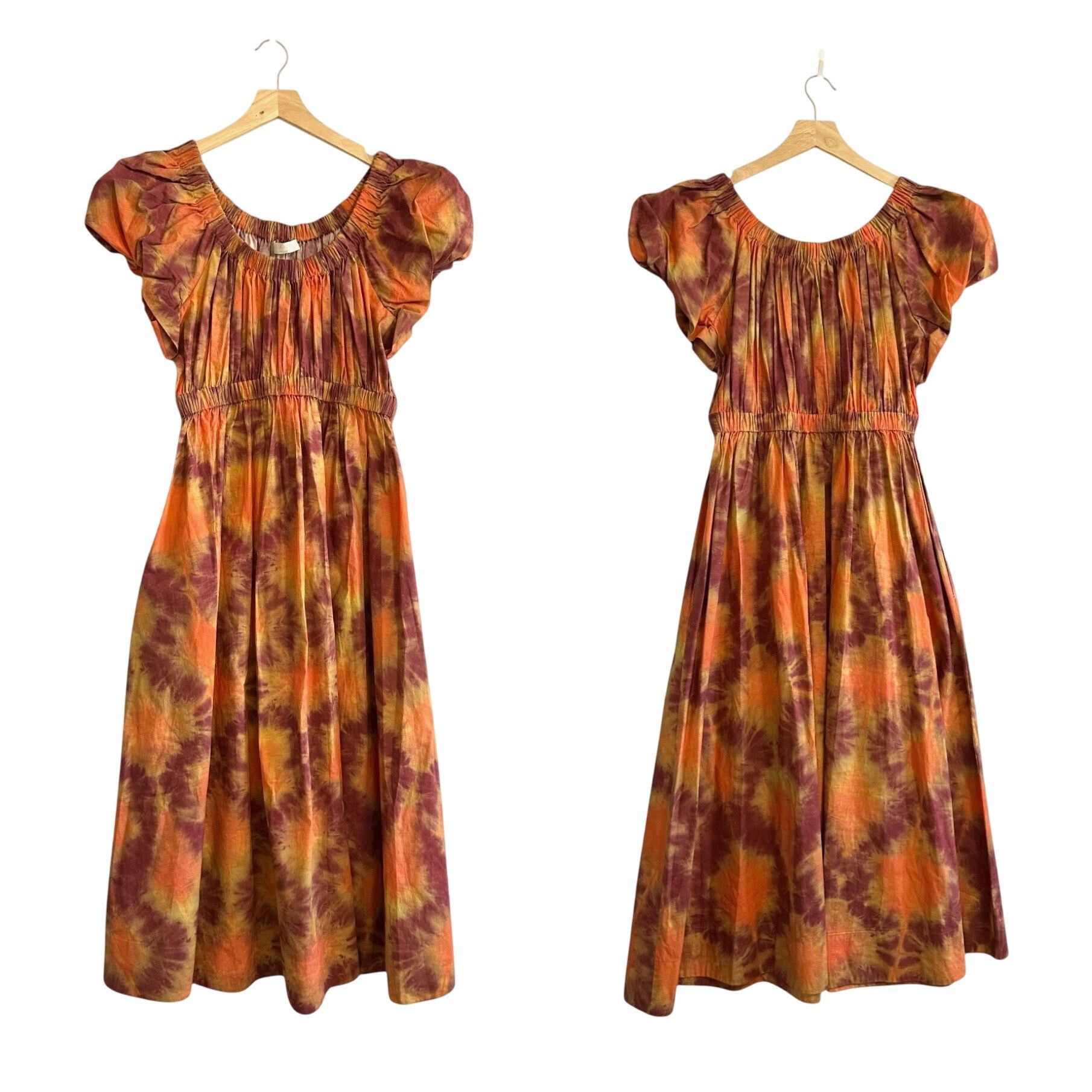Ulla Johnson ULLA JOHNSON Nanette Midi Dress In Topaz, Size 4, New with Size S / US 4 / IT 40 - 15 Thumbnail