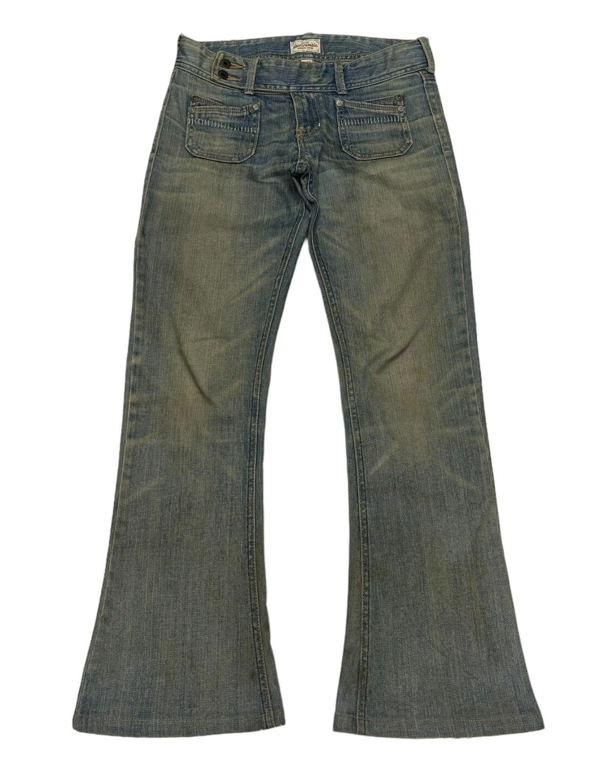 If Six Was Nine 🔥A&F FLARE JEANS RUSTY BOOTCUT DENIM JEANS Size 27" / US 4 / IT 40 - 7 Thumbnail