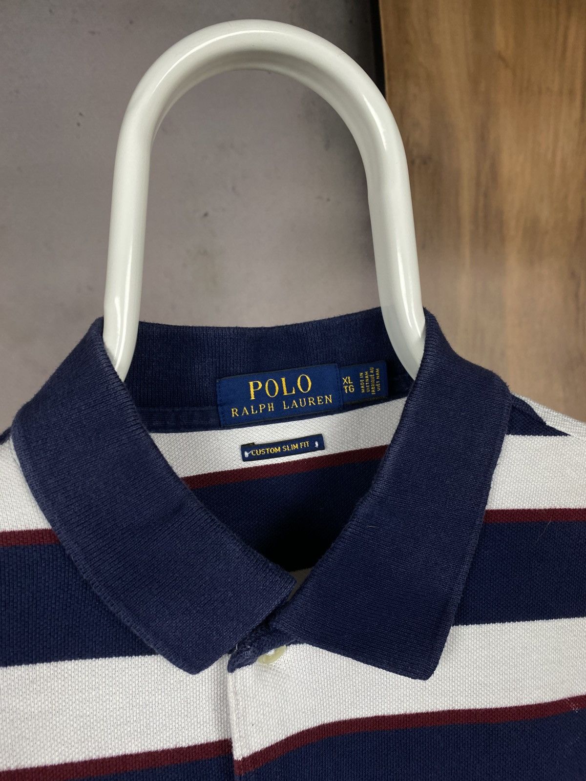 Polo Ralph Lauren 🎠Vintage Polo T-Shirt Polo Ralph Lauren Striped Pony Tee🎠 Size US XL / EU 56 / 4 - 6 Thumbnail