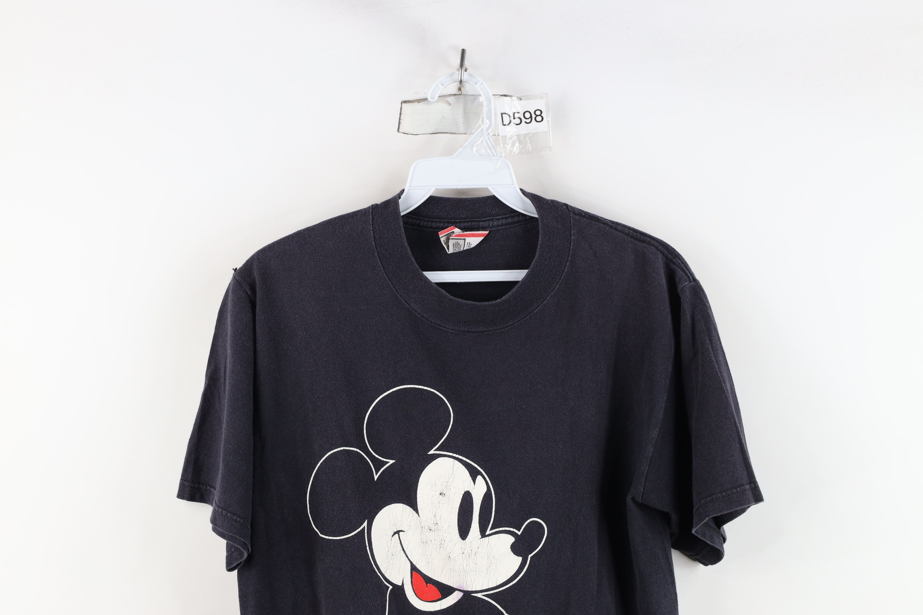 Disney × Vintage Vintage 80s 90s Disney Mickey Mouse Big Logo T-Shirt USA Size US S / EU 44-46 / 1 - 2 Thumbnail