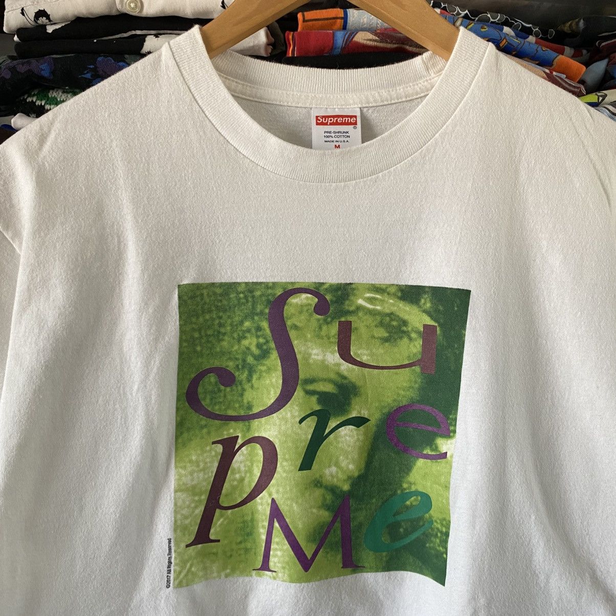 Supreme Supreme Venus T-Shirt White 2017 Grunge Punk Vintage Y2K Size US M / EU 48-50 / 2 - 2 Thumbnail
