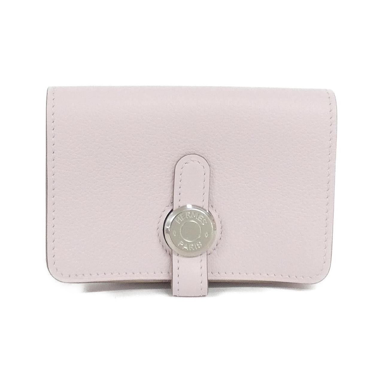 Hermes Hermès Dogon Evercolor Card Case Leather Card Case Stamp U DUTY FREE for USA