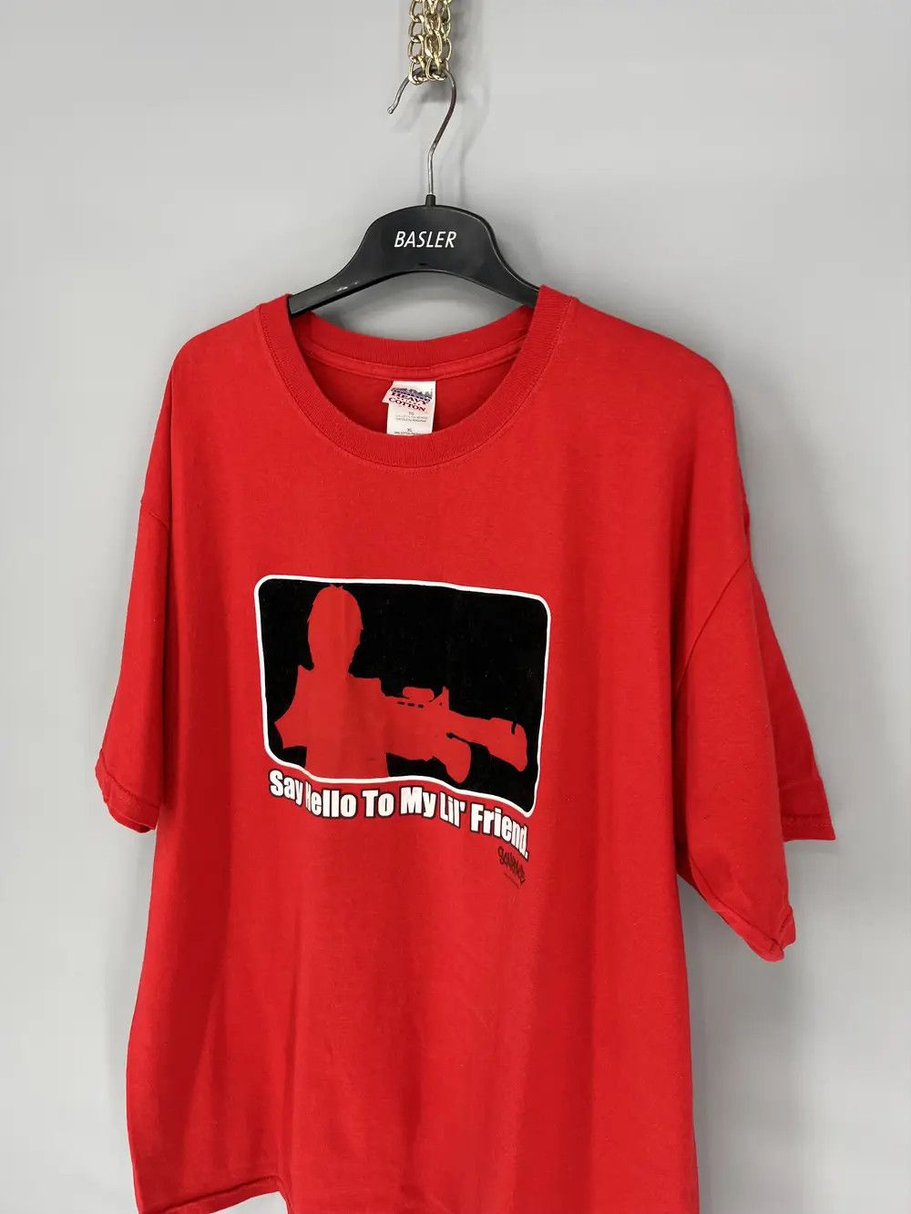 Band Tees × Vintage Vintage 90s Scarface Say Hello To My Lil’ Friend Streetwear Size US XL / EU 56 / 4 - 6 Thumbnail