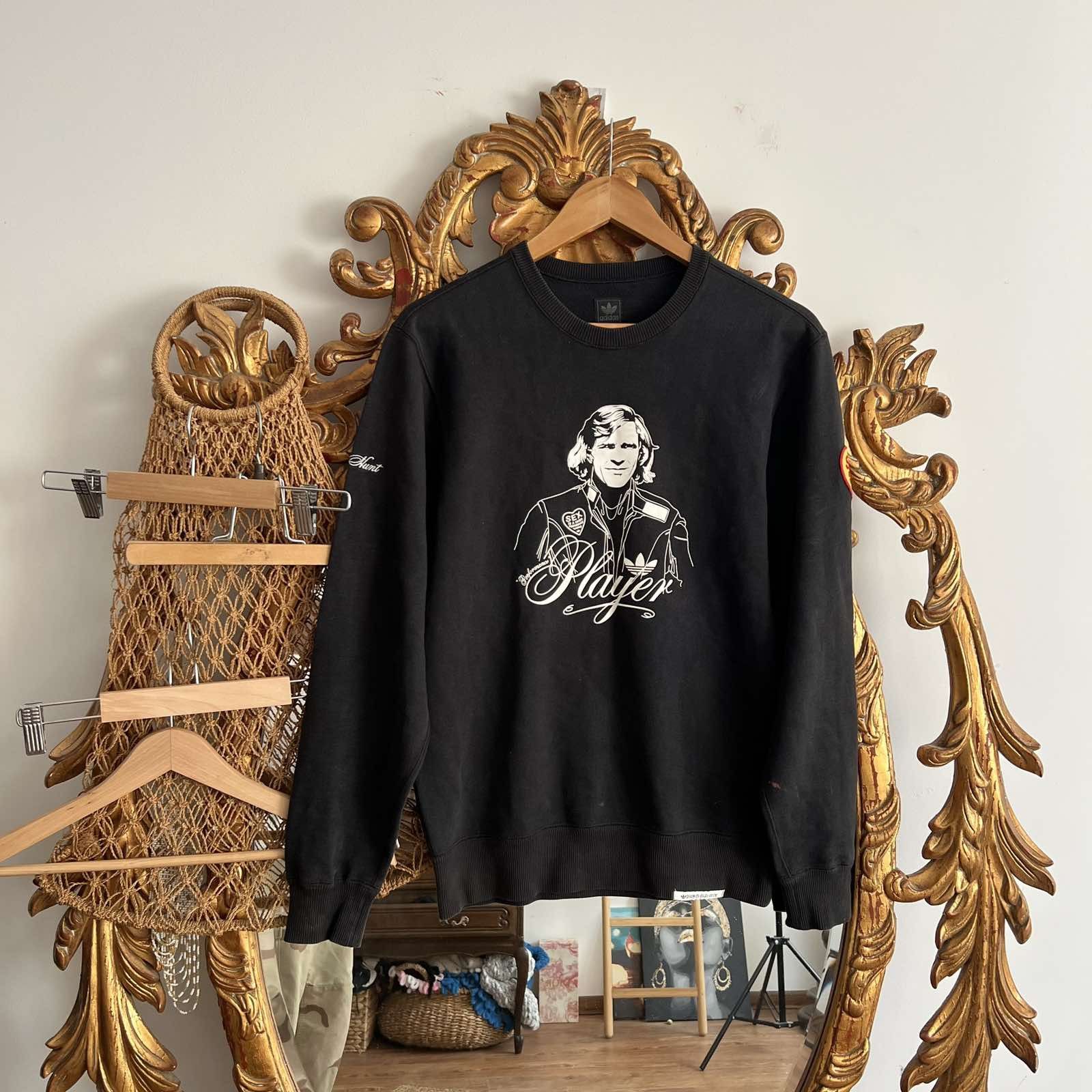 Adidas × Vintage Rare Adidas James Hunt Vintage Sweatshirts Sz S Size US S / EU 44-46 / 1 - 1 Thumbnail