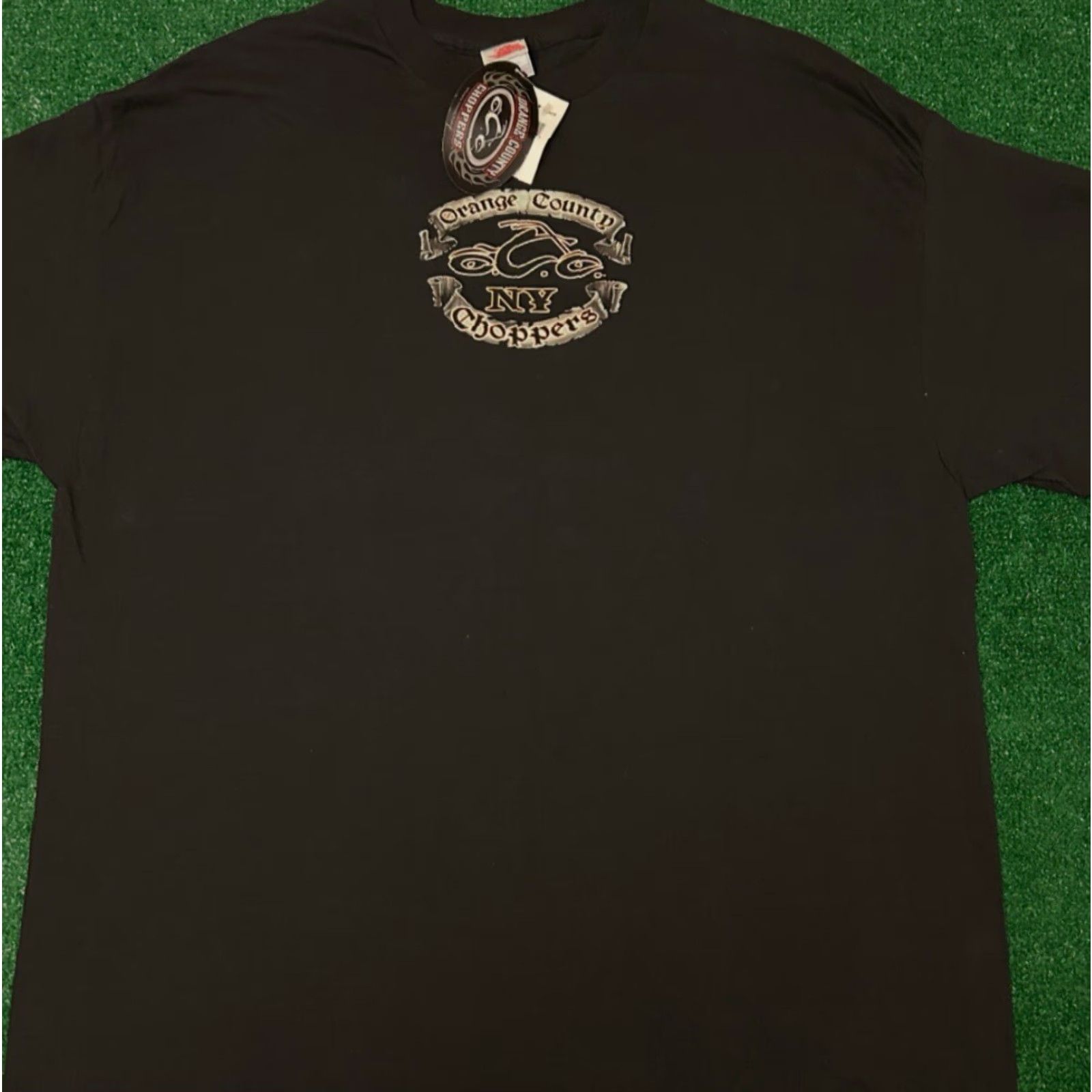 Vintage VINTAGE Orange County Choppers Shirt 2XL T-Shirt Men Black Short Sleeve Biker 90s Y2K Punk Grunge Hip Hop Bulldog New York Choppers Shirt XXL Size US XXL / EU 58 / 5 - 2 Thumbnail