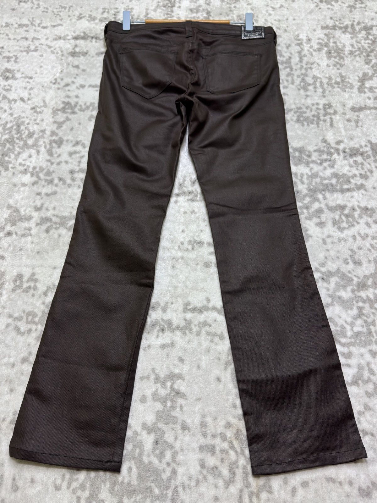 Hysteric Glamour Vintage BACK NUMBER Waxed Skinny Low-Rise Denim Jeans Size US 30 / EU 46 - 11 Thumbnail