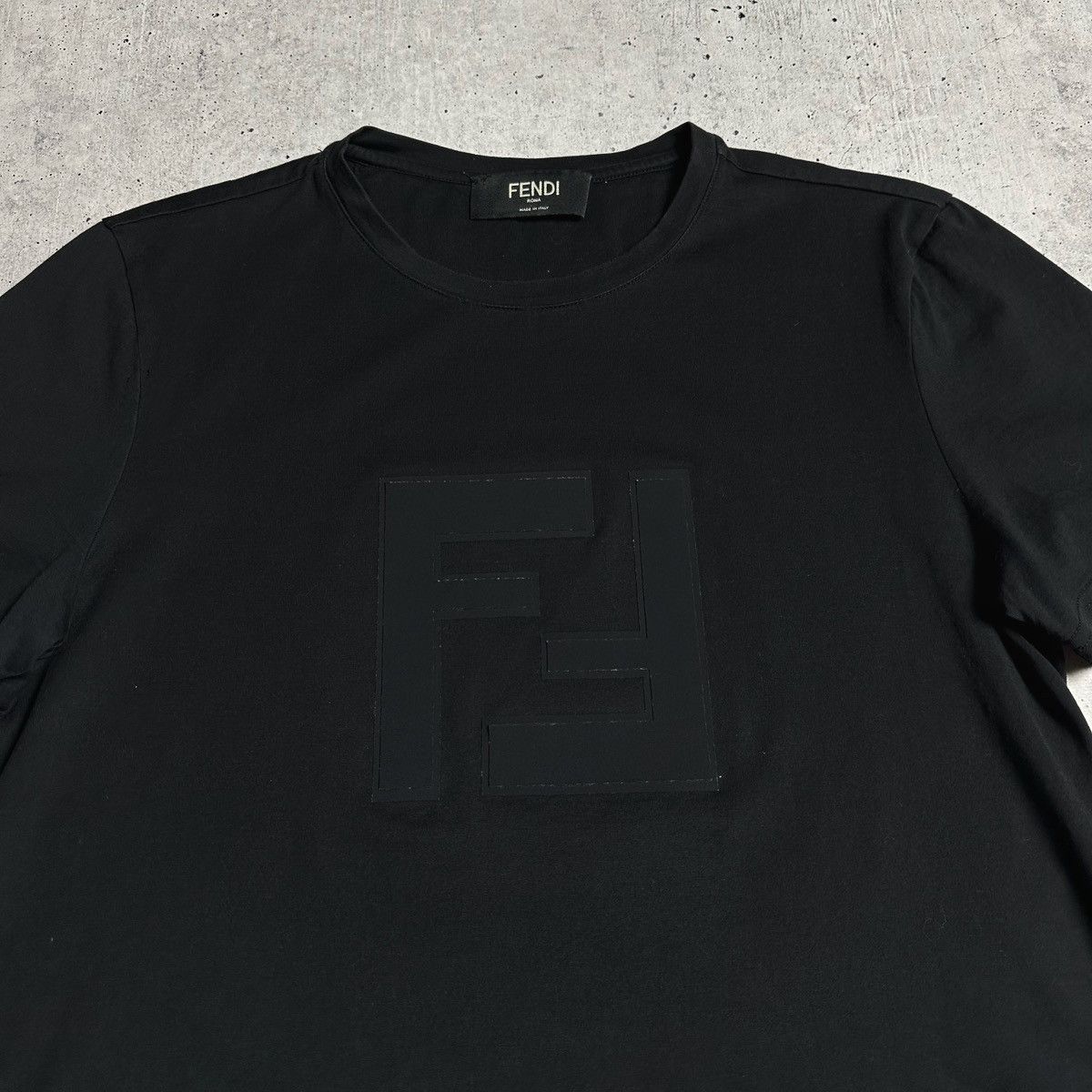 Fendi Fendi Big Logo Logo T-Shirt Size S Size US S / EU 44-46 / 1 - 2 Thumbnail