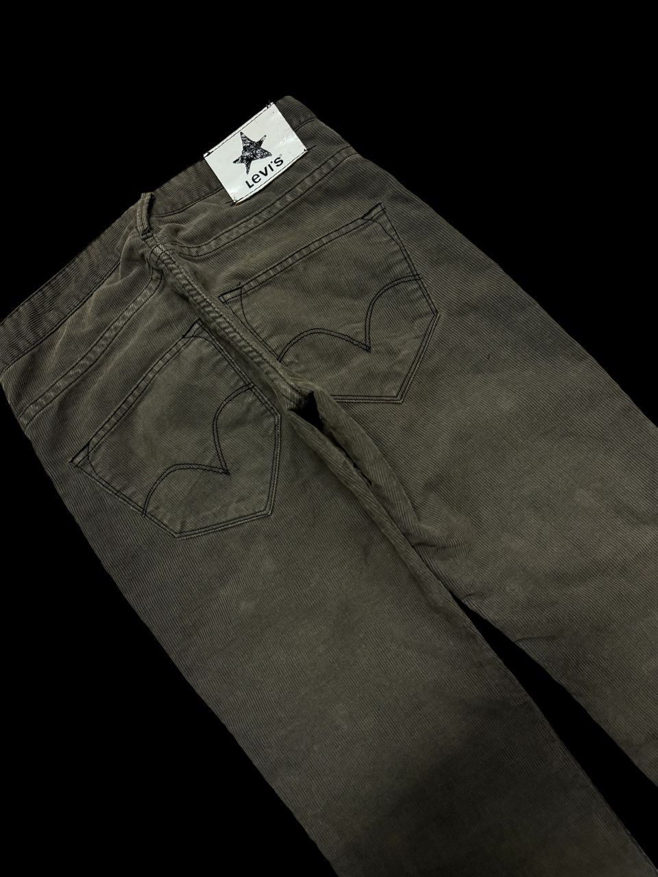 Levi's 💥Flare💥Vintage 90s Levi’s Black Star Bootcut Corduroy Size US 28 / EU 44 - 17 Thumbnail