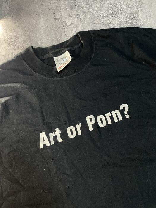 Vintage Porn Or Art Porn Star Tee T Shirt Vintage Grailed