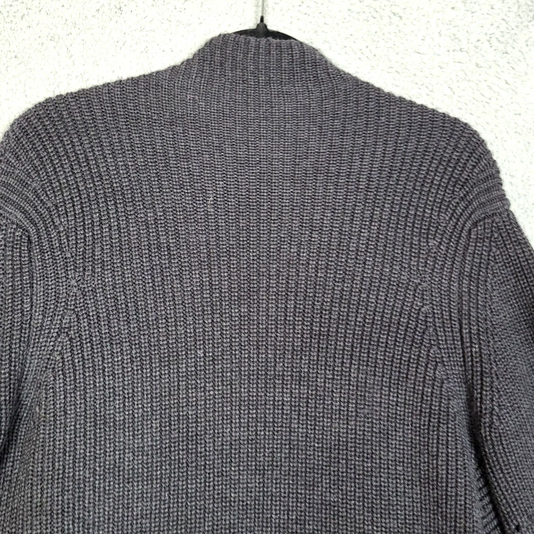 Vintage Wilfred Women’s black heavy knit open front 100% Merino wool cardigan Size S Size S / US 4 / IT 40 - 5 Thumbnail