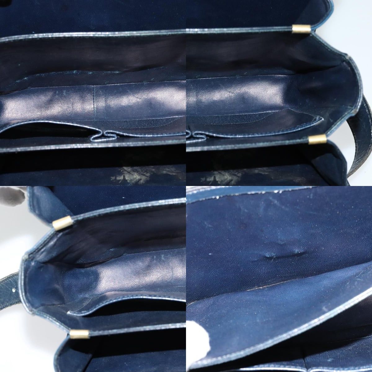 Celine CELINE C Sulky Shoulder Bag Canvas Navy Size ONE SIZE - 12 Thumbnail