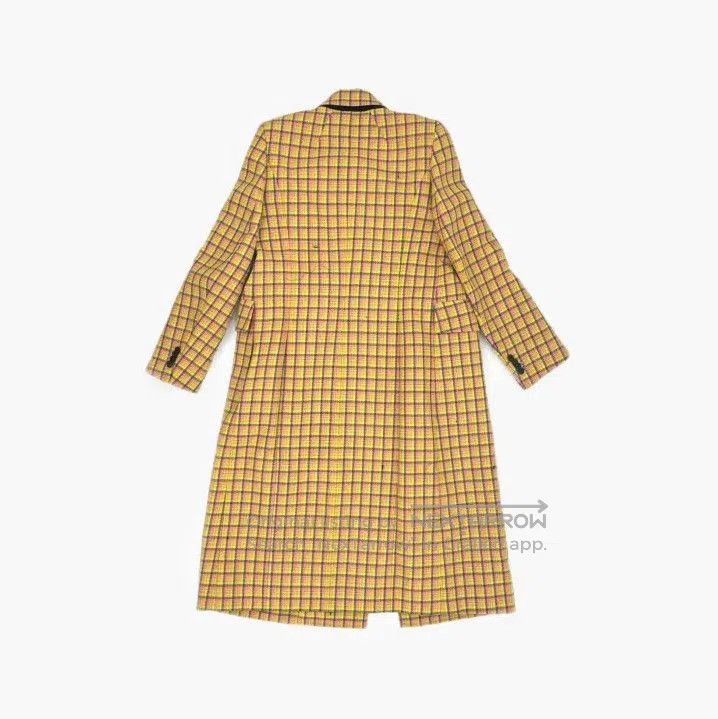 Balenciaga Balenciaga Classic Yellow Check Double-Breasted Coat. Size US S / EU 44-46 / 1 - 3 Thumbnail