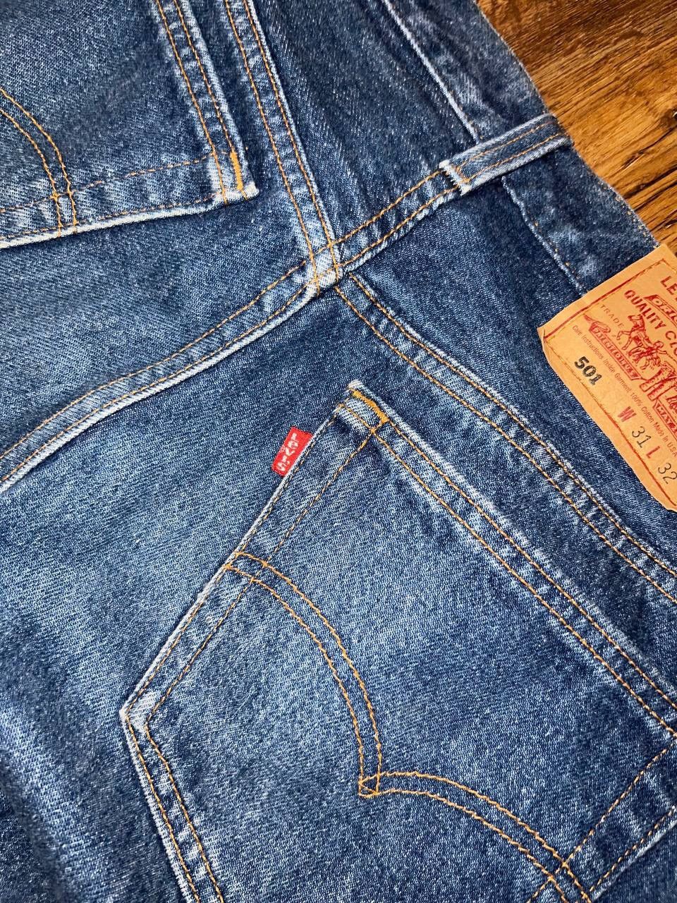Le Grande Bleu (L.G.B.) × Levi's × Vintage 90s Vintage Levis Lot 501 Jeans Size US 31 - 4 Thumbnail