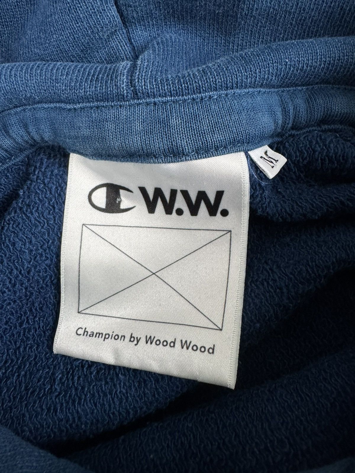 Champion Champion x Wood Wood W.W. Reverse weave hoodie sweatshirt Size US M / EU 48-50 / 2 - 8 Thumbnail