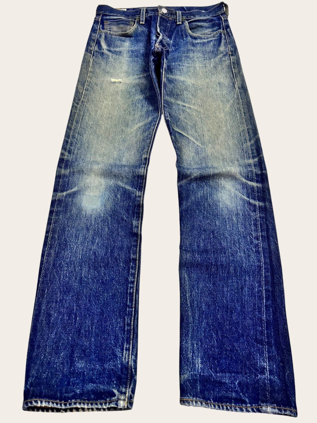 Levi's 90s Levis Lot 501 Big E Selvedge Jeans Size US 30 / EU 46 - 2 Thumbnail