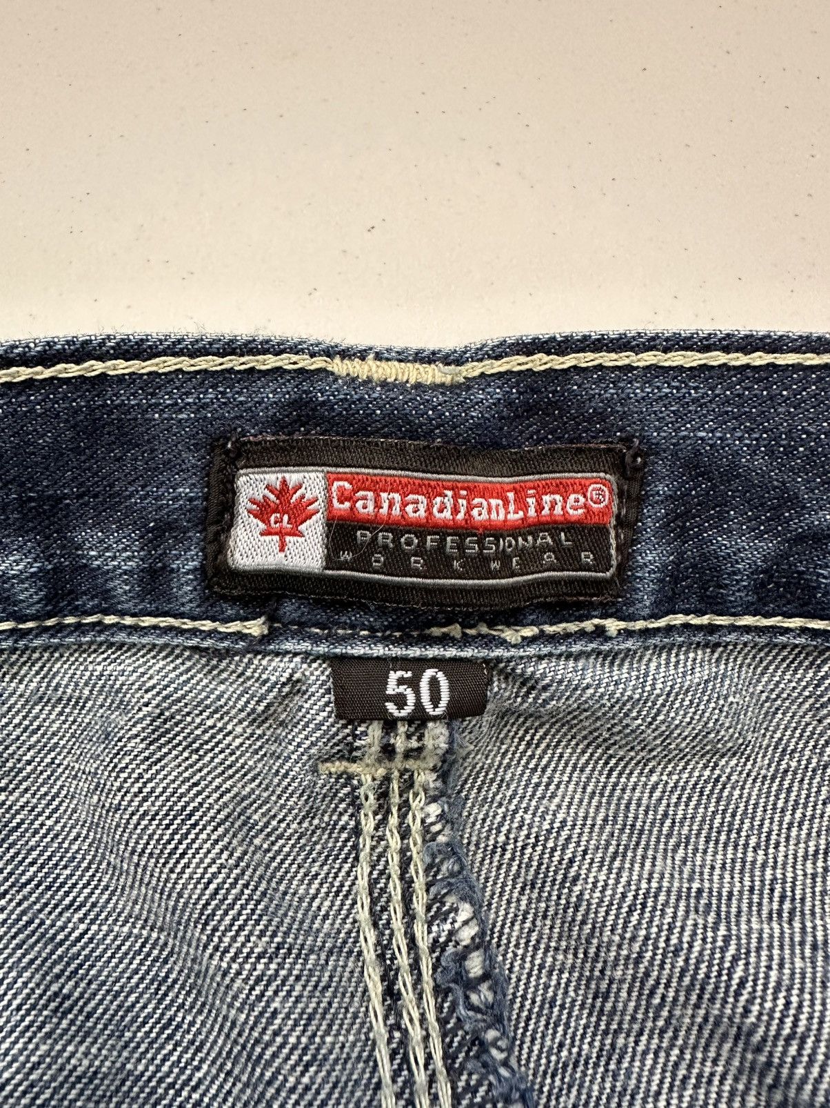 Vintage Vintage Y2k Carhartt Style Denim Jeans Streetwear Size US 34 / EU 50 - 8 Thumbnail