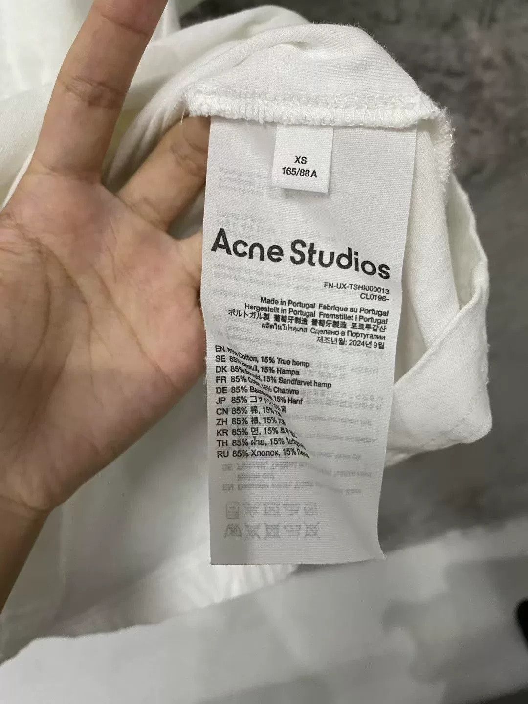 Acne Studios Acne Studios 1996 Slogan Distressed Tee Size US 28 / EU 44 - 6 Thumbnail