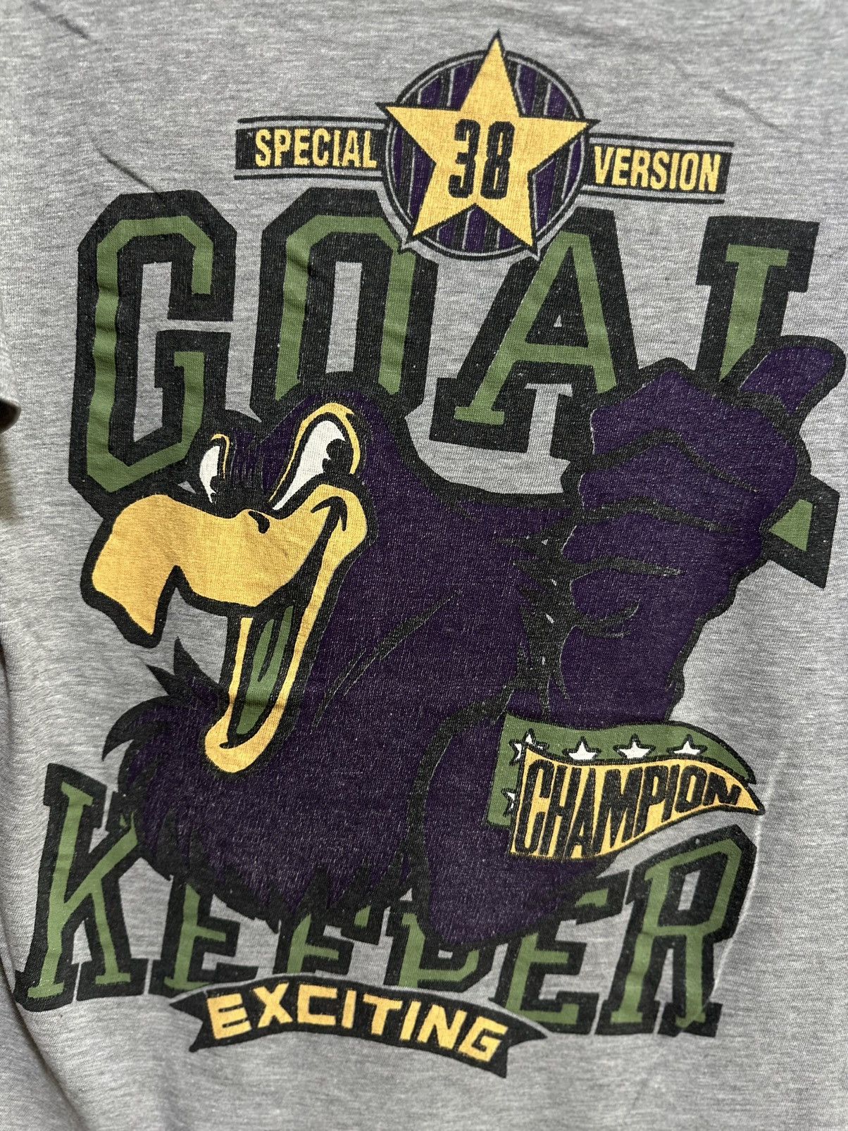 Vintage Vintage Goal Keeper Champion 90s Faded Tee Size US M / EU 48-50 / 2 - 2 Thumbnail
