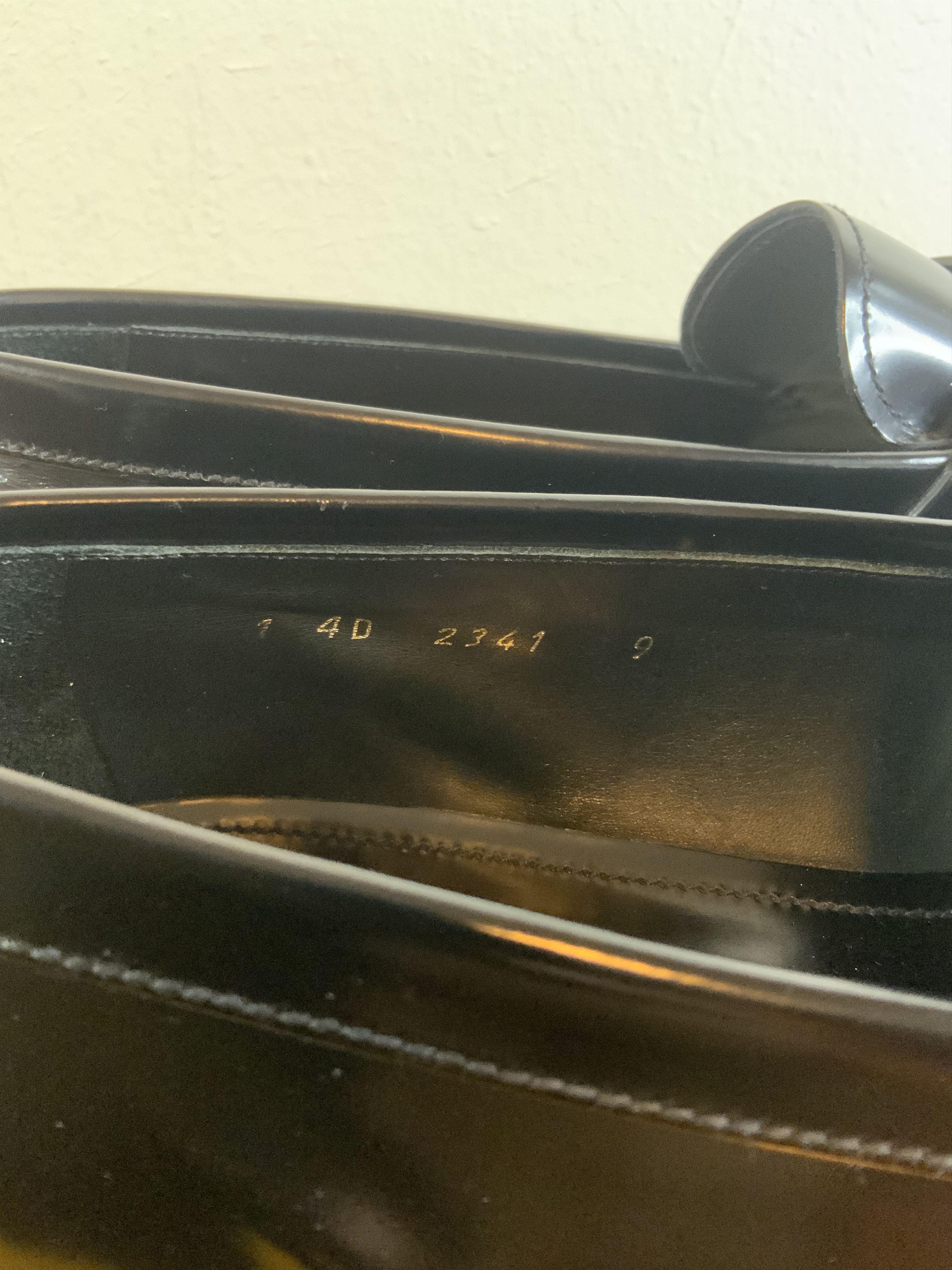 Prada PRADA WEDGE SOLE PATENT LEATHER LOAFERS Size US 10 / EU 43 - 7 Thumbnail