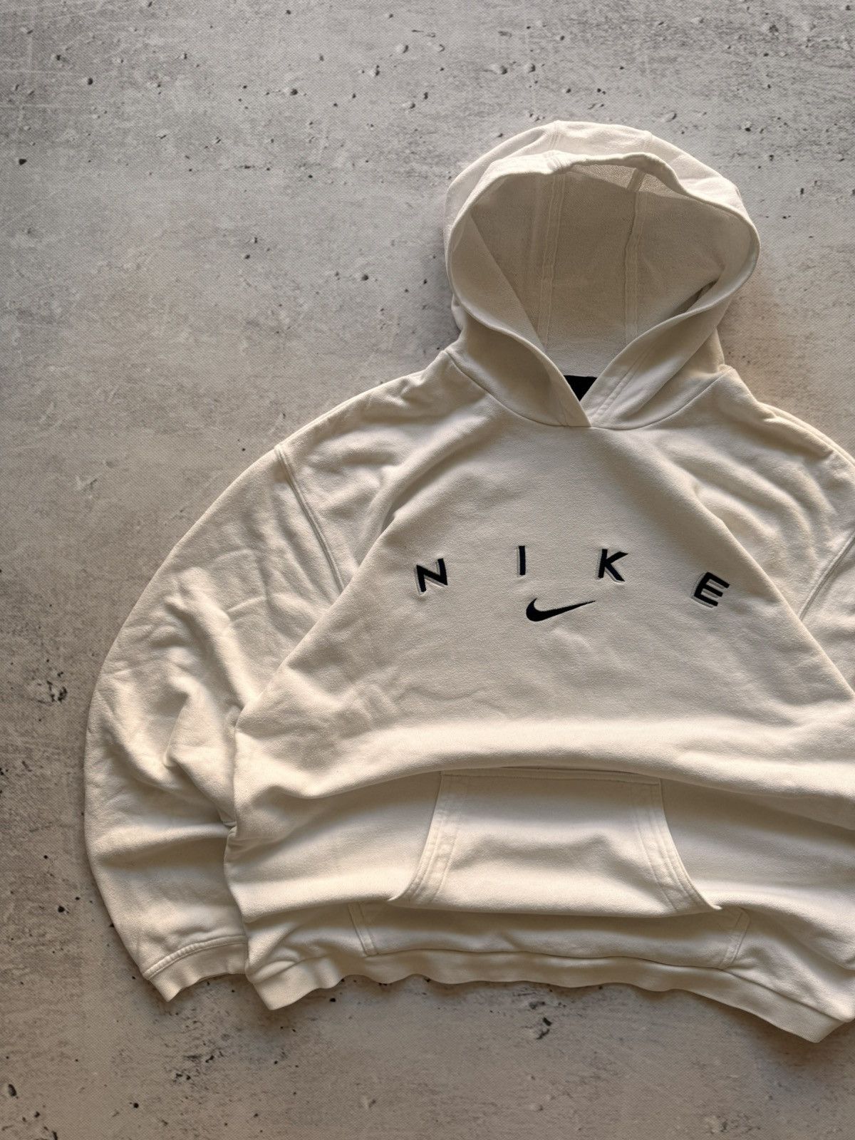 Nike × Vintage NIKE VINTAGE CENTER LOGO OVERSIZE BOXY HOODIE Size US L / EU 52-54 / 3 - 2 Thumbnail