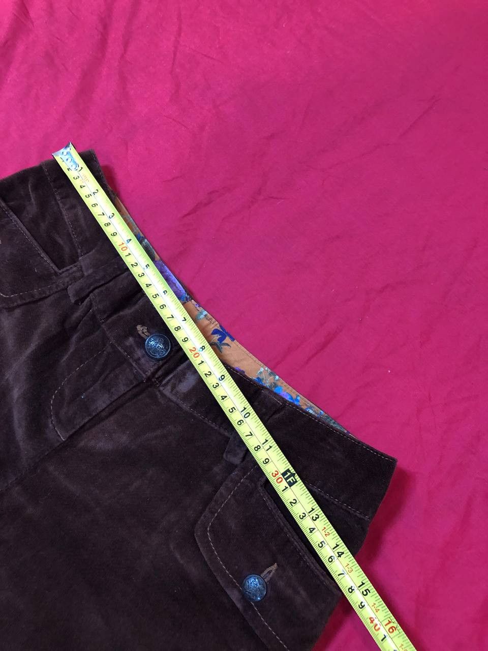 Dolce & Gabbana Vintage Dolce Gabbana Velvet flared Pants Women's Size 28" / US 6 / IT 42 - 11 Thumbnail