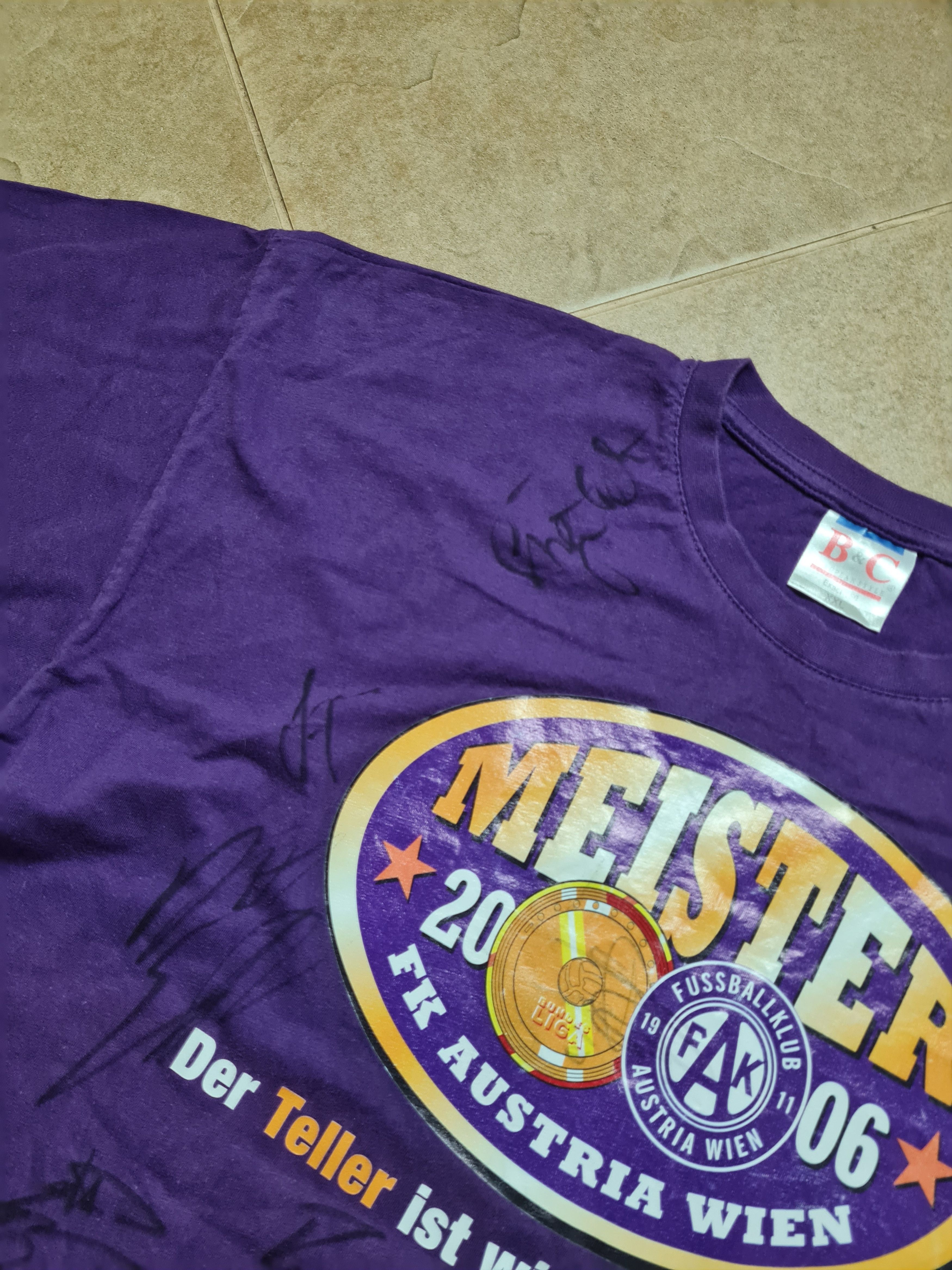 Other Vintage Jersey MEISTER 2006 FK AUSTRIA WIEN T-shirts Size US XXL / EU 58 / 5 - 10 Thumbnail