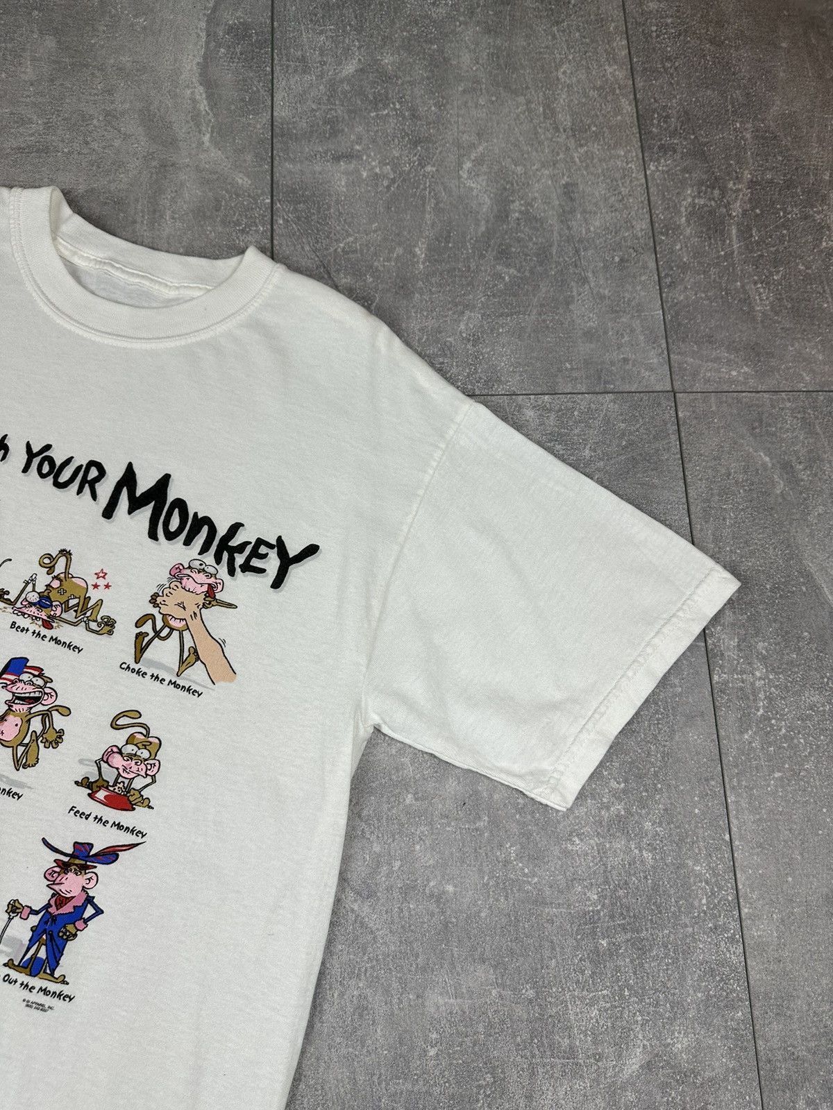 Other Mens Vintage Art Humor Sex Adult T-Shirt Monkey Size US L / EU 52-54 / 3 - 5 Thumbnail