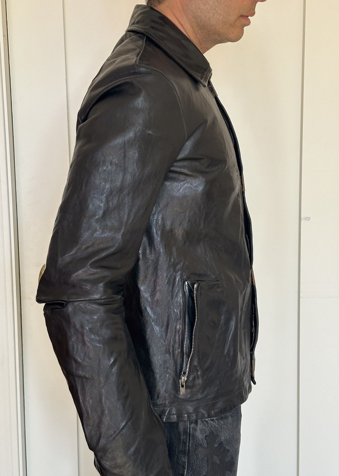 Carol Christian Poell Carol Christian Poell Scarstitch Leather Jacket Size US M / EU 48-50 / 2 - 4 Thumbnail