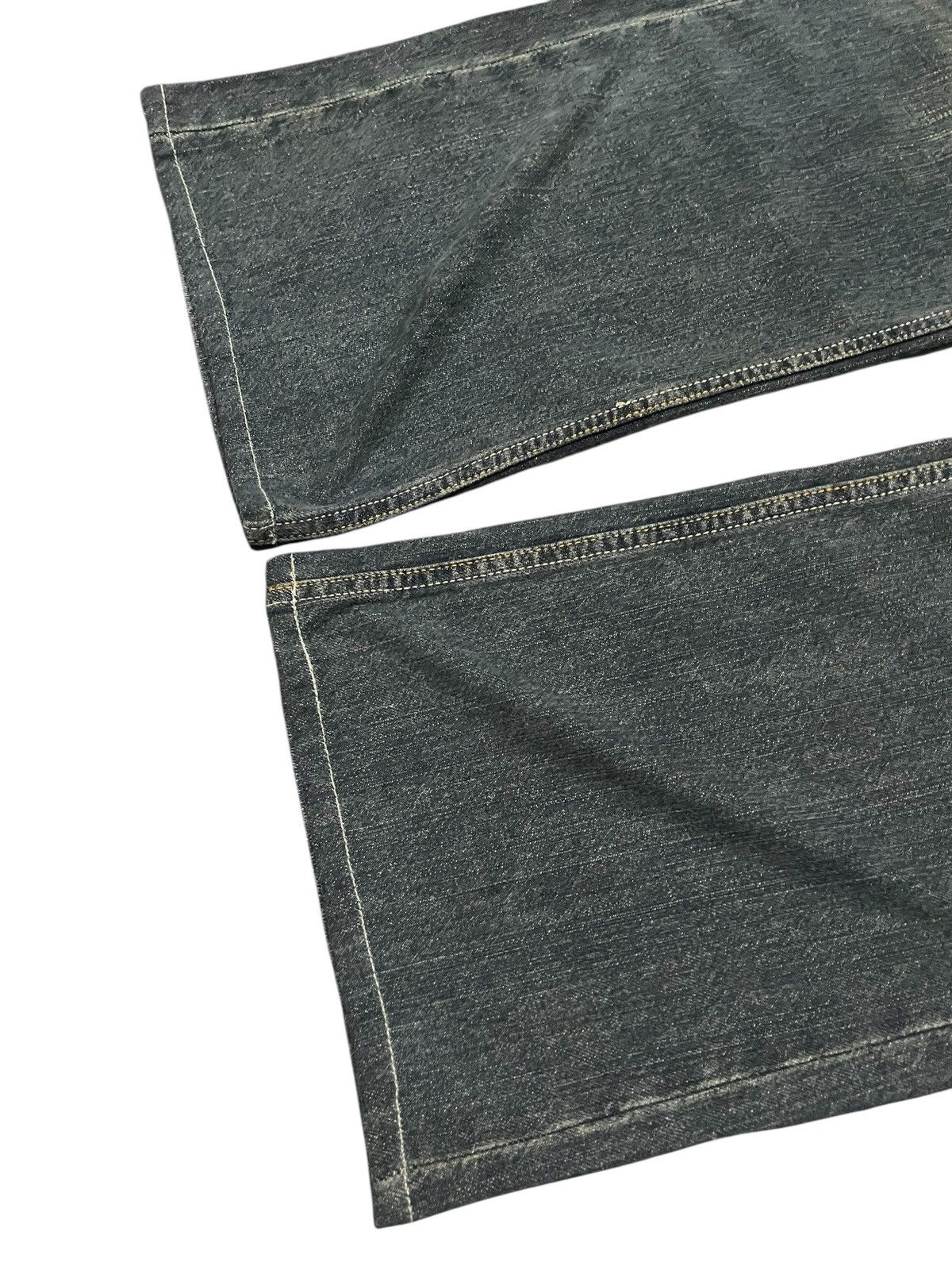 Hysteric Glamour × Roots Root Three Japan Muddy Green Flare Embroidered Native Jeans Size US 34 / EU 50 - 6 Thumbnail