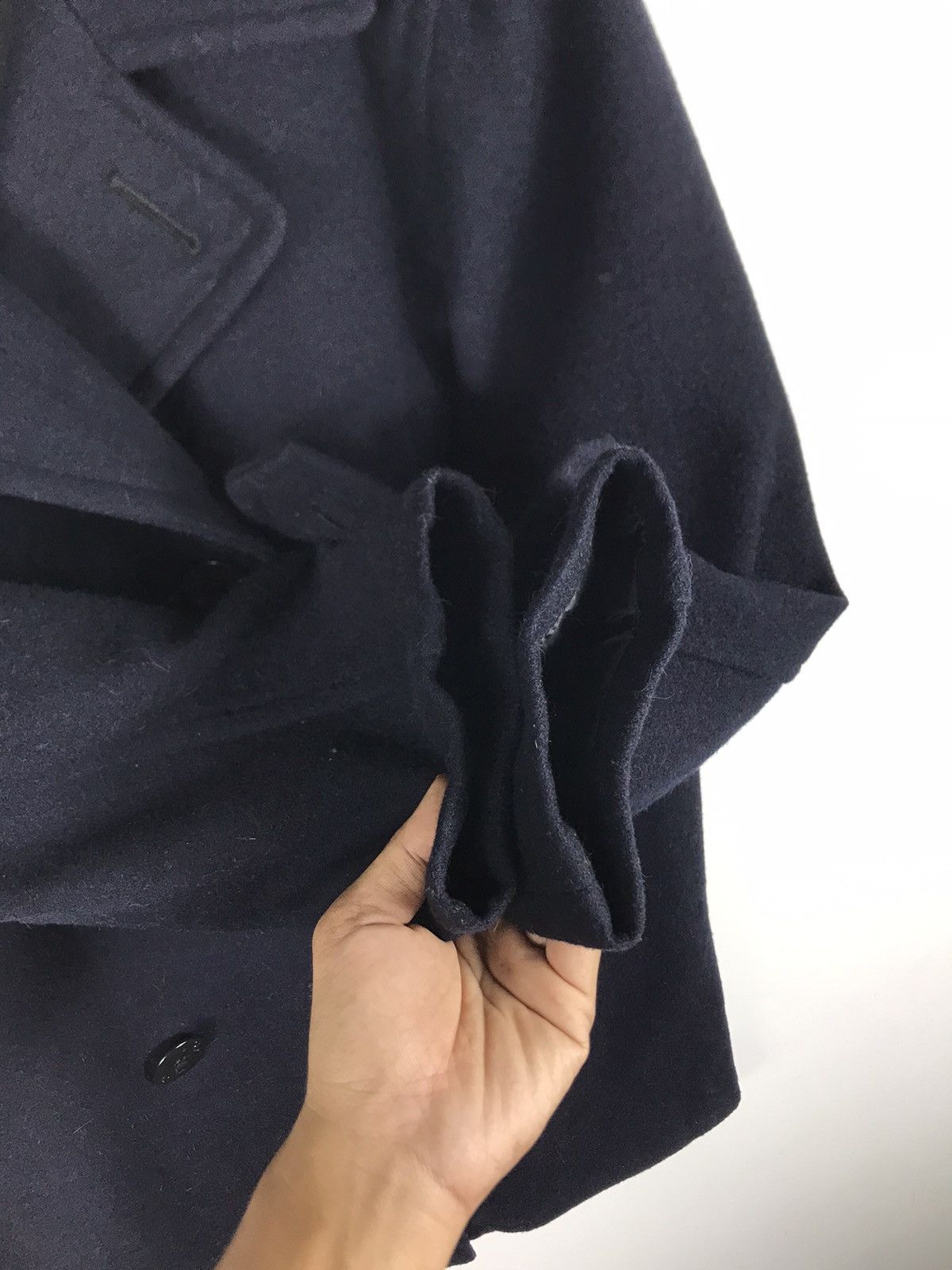 Vintage ⚡️Vintage S.Wonder Wool Double Breast Peacoat Jacket Size US L / EU 52-54 / 3 - 7 Thumbnail