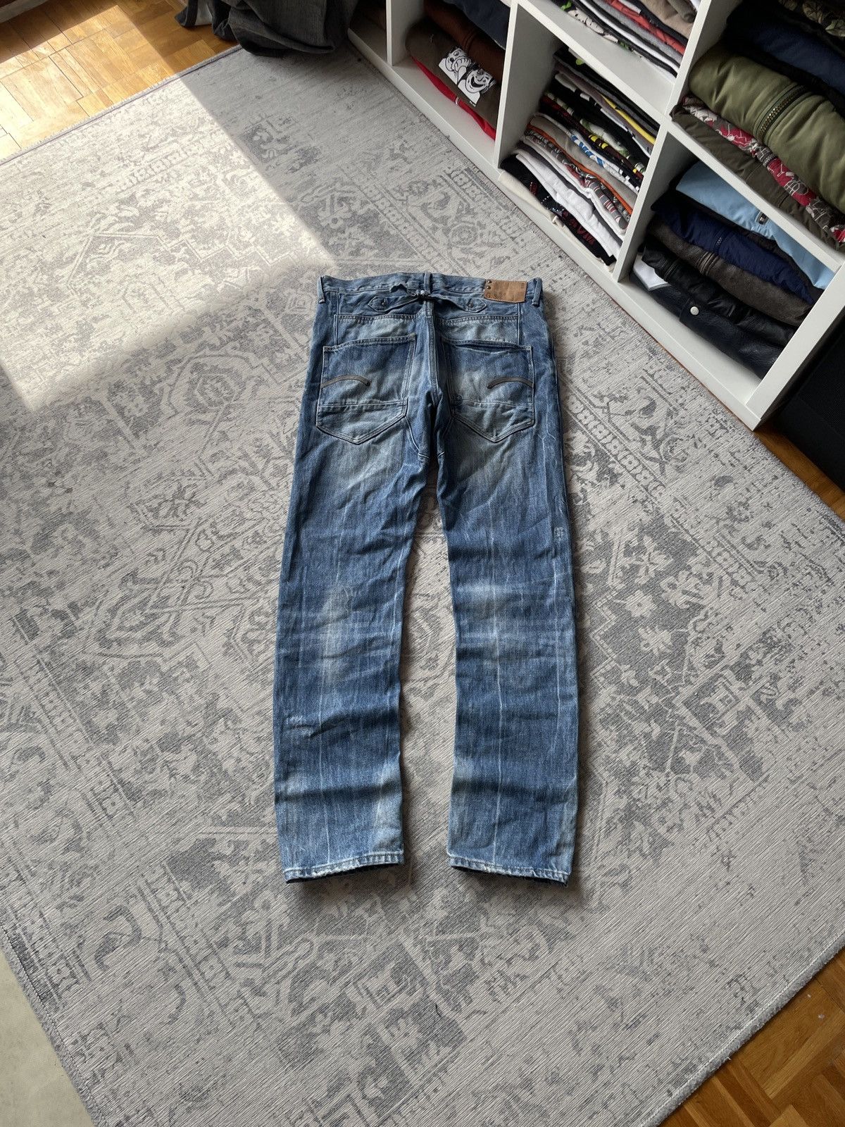 Vintage G star Vintage Jeans Faded Mud Washed Japanese Y2k Distresse Size US 32 / EU 48 - 1 Thumbnail
