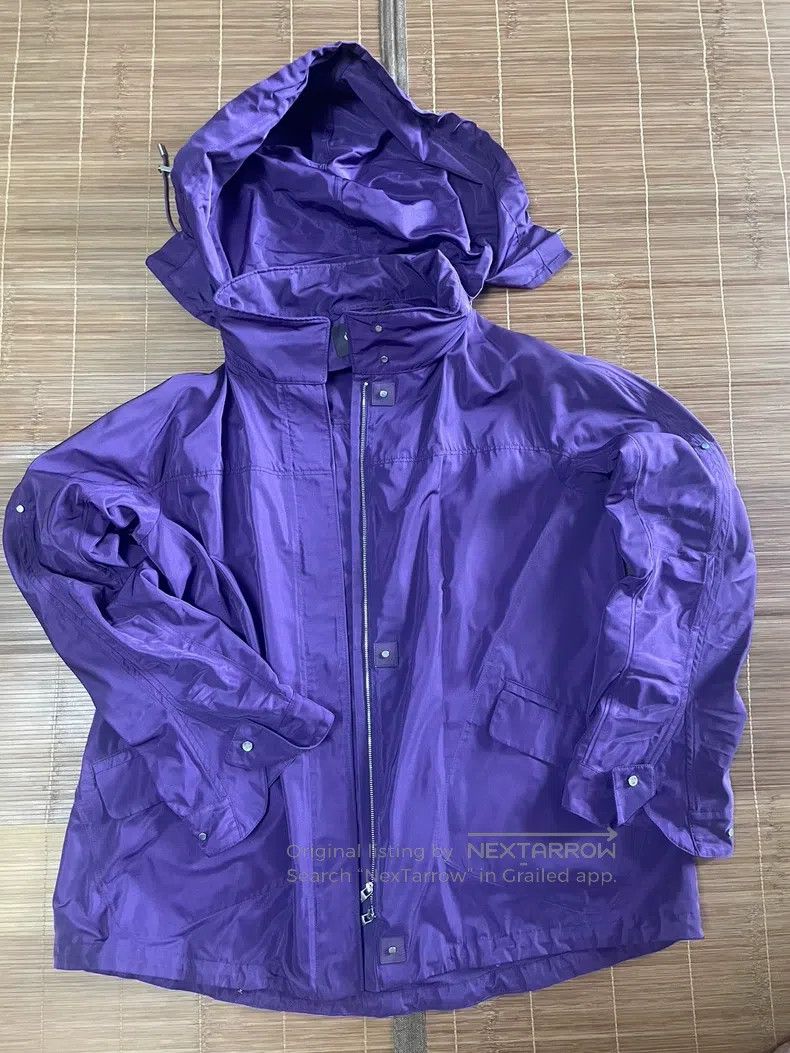 LORO PIANA Purple Trench Coat