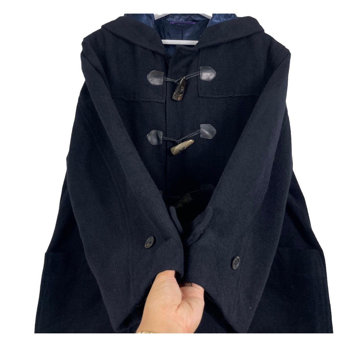 Paul Smith 💥PAUL SMITH TOGGLE WOOL LONG COAT JACKET Size US L / EU 52-54 / 3 - 7 Thumbnail