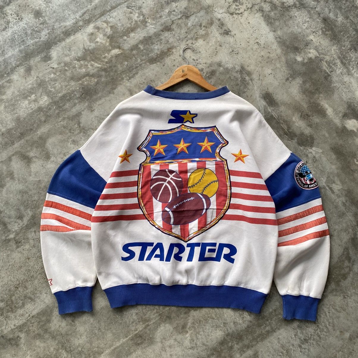 Starter × Vintage Rare!Vintage Starter Sweatshirt Size US M / EU 48-50 / 2 - 6 Thumbnail