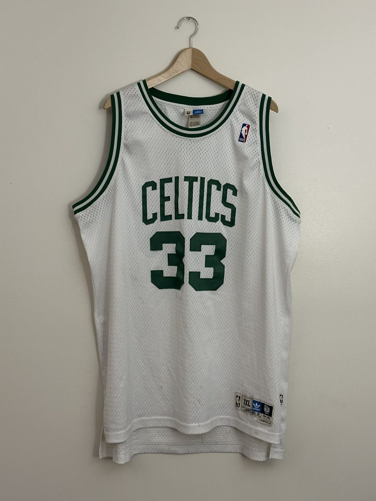 Adidas Boston Celtics Larry Bird #33 Adidas NBA Home Jersey SizeXXL Size US XXL / EU 58 / 5 - 1 Thumbnail